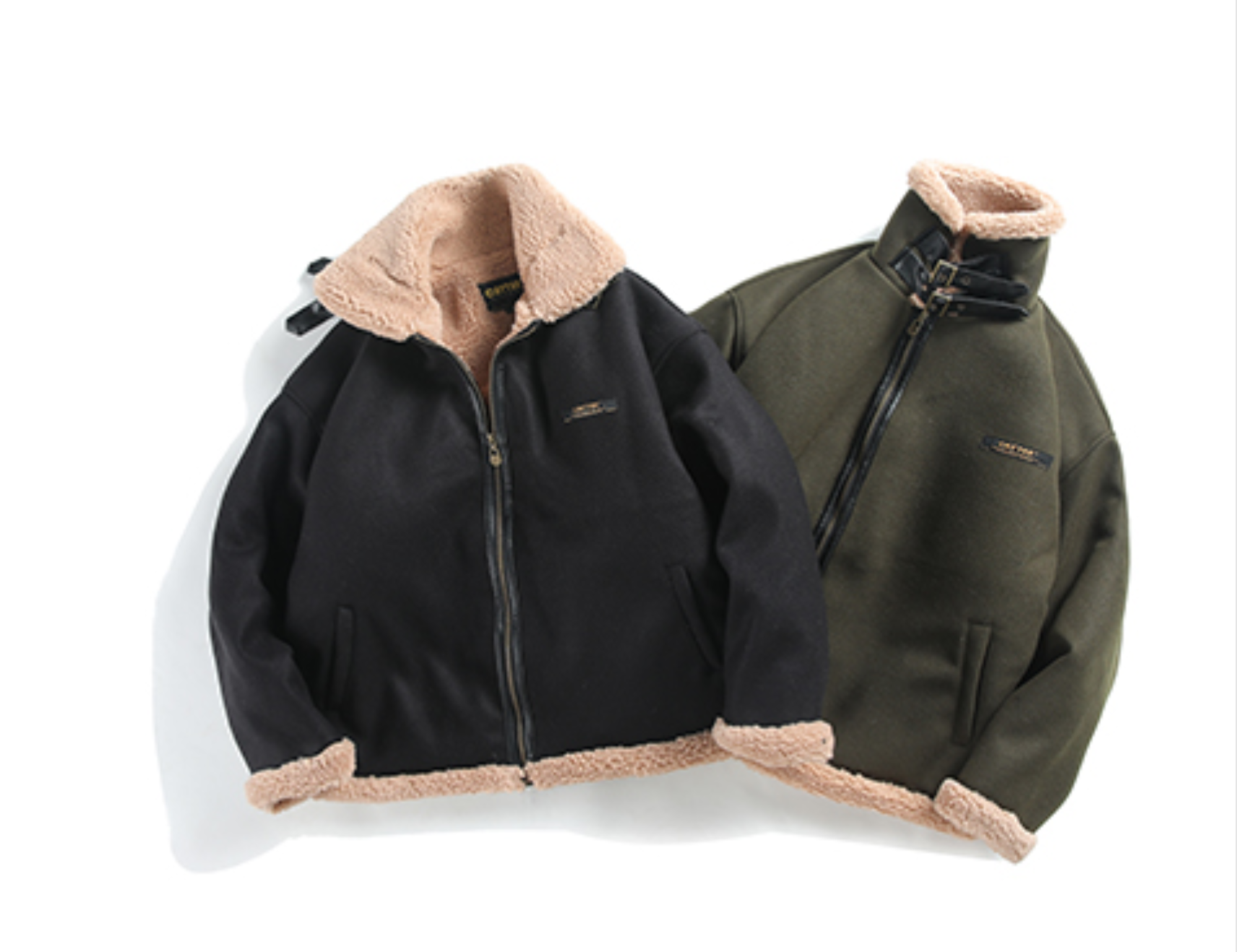 ボアフリース Nazze ウールベルベットジャケット ボンバー