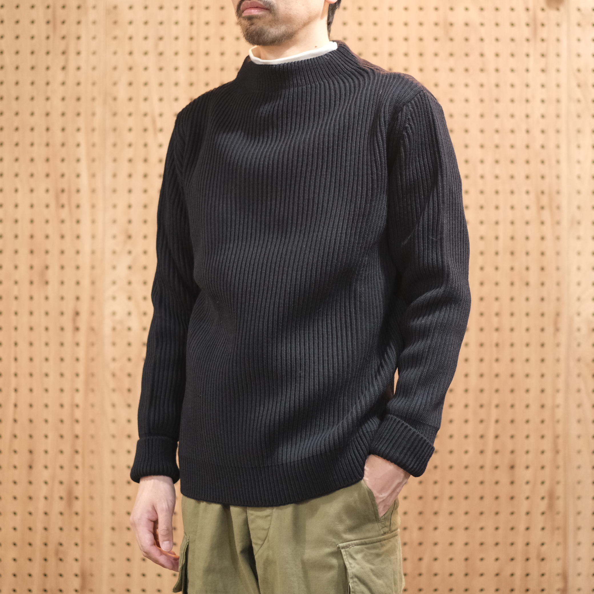 Andersen Andersen アンデルセン アンデルセン The Navy Crewneck 5gg Black Roamers And Seekers