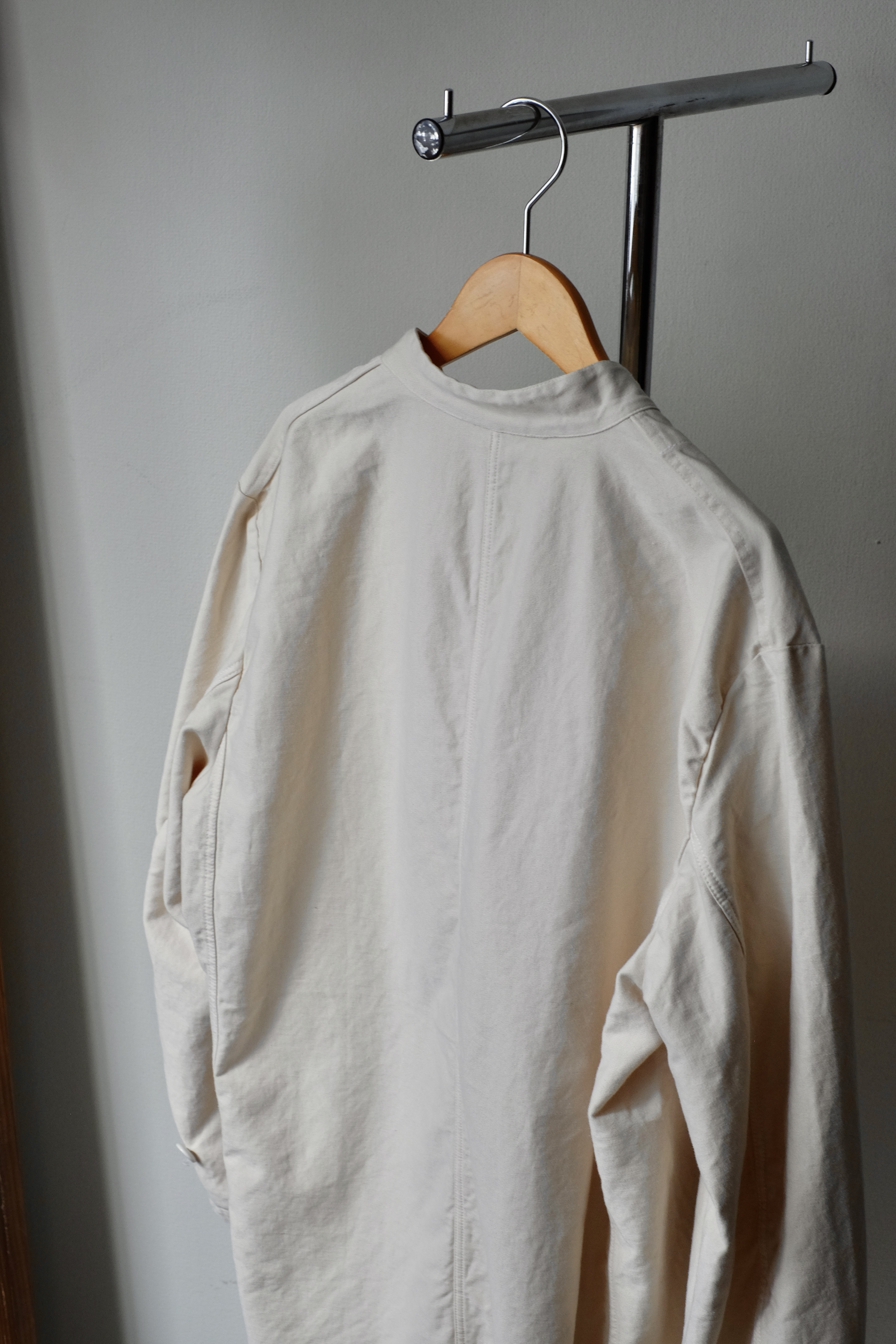 Italian military over dye cook jacket “over dye” の画像 8
