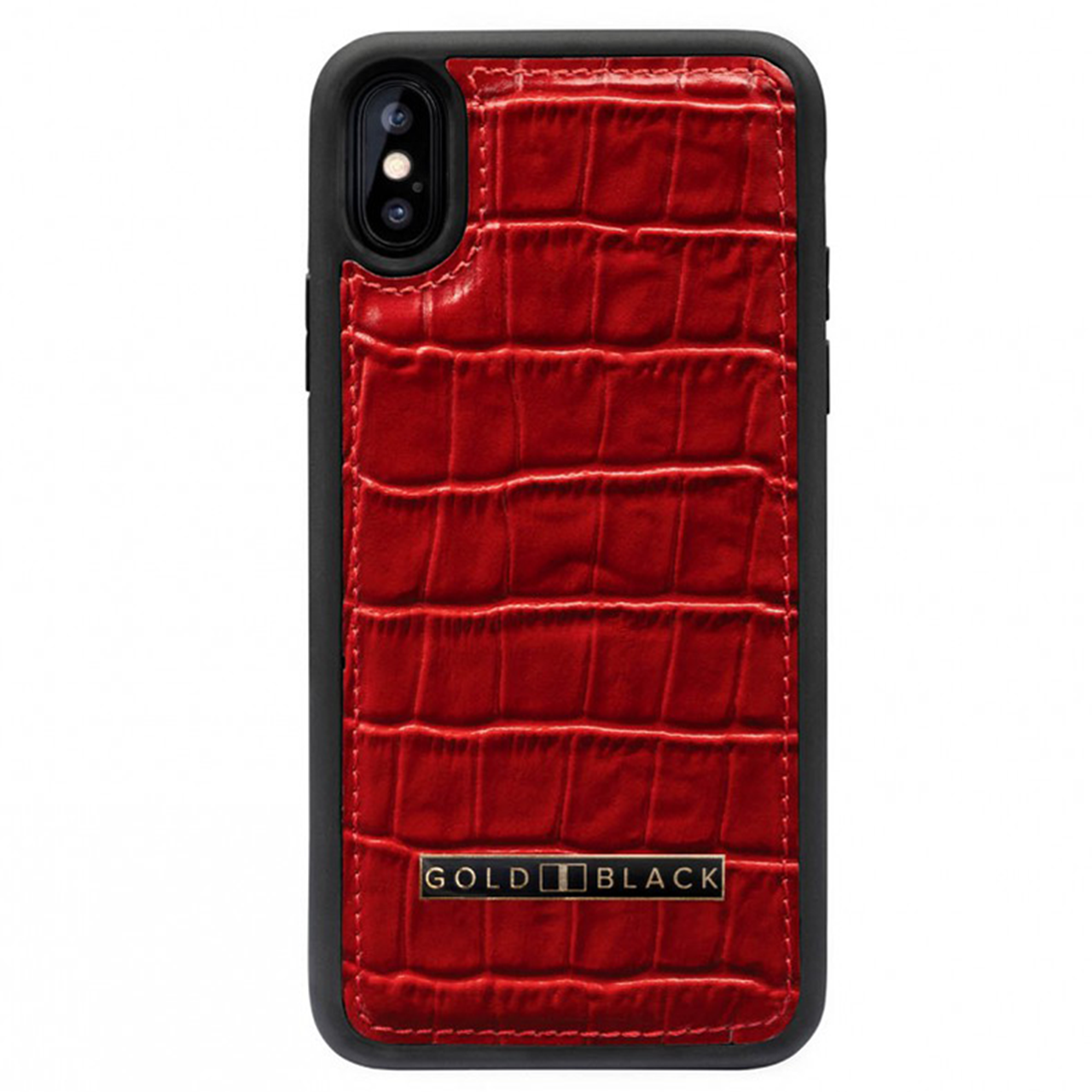 ゴールドブラック Goldblack Iphone Xr Case Croco Red ゴールドブラック Goldblack Iphone Xr Case Croco Red