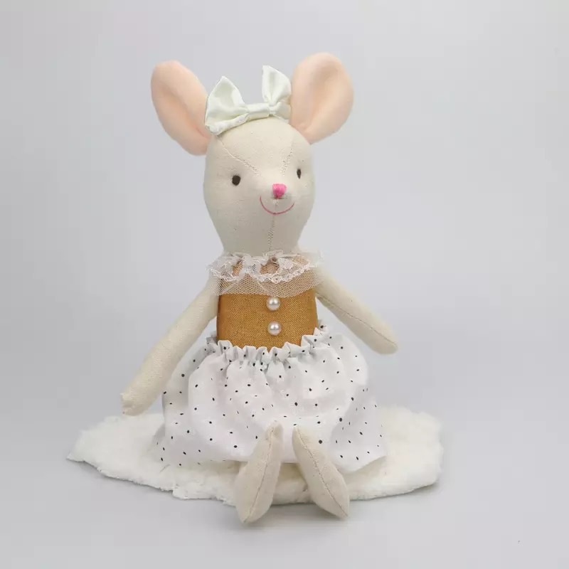 送料無料 予約商品 ぬいぐるみ ネズミ 人形 インテリア ベビー 出産祝い Selectshop Aya