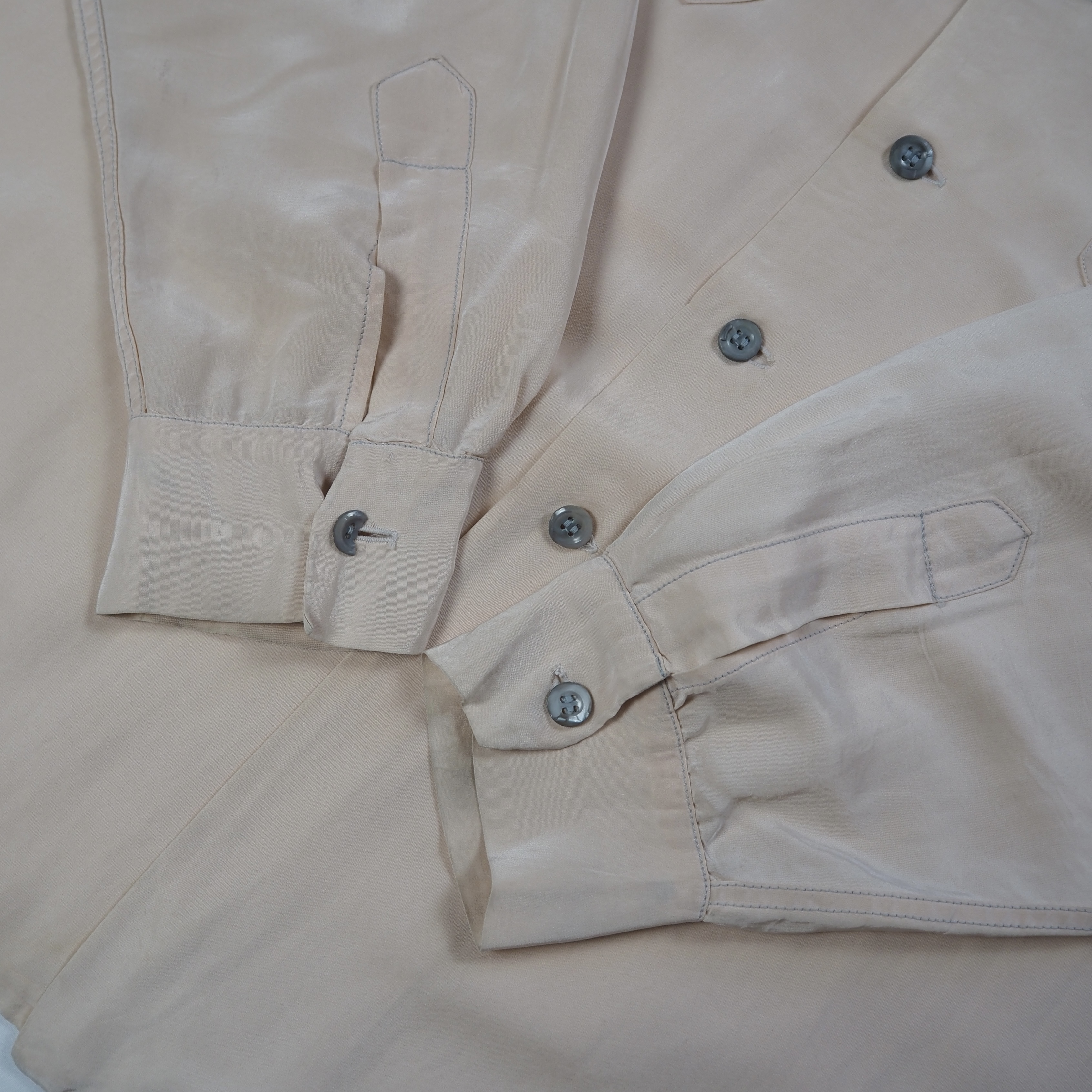 【ビッグサイズ】50’s Penny’s ナイロンシャツ ピンク XL の画像 7