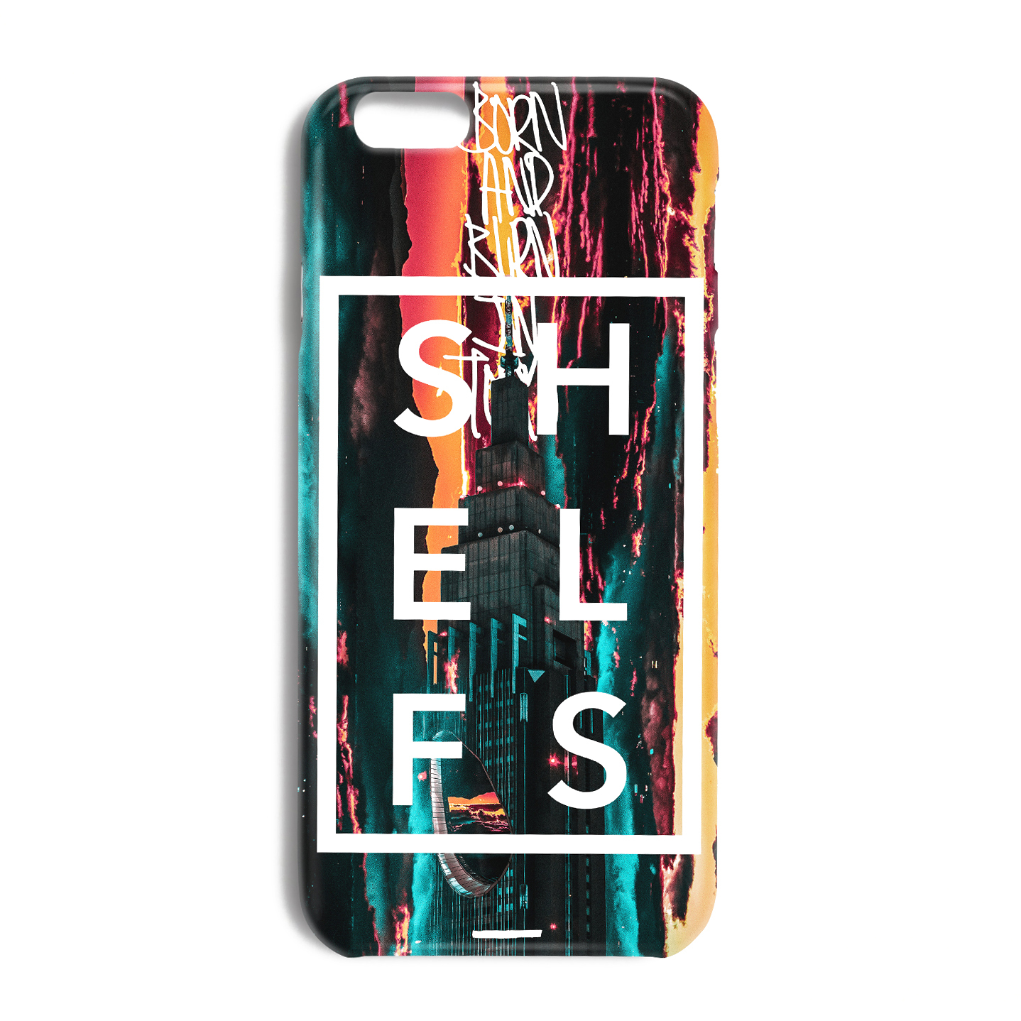 iphone case born and burn in tokyo shelfs online store