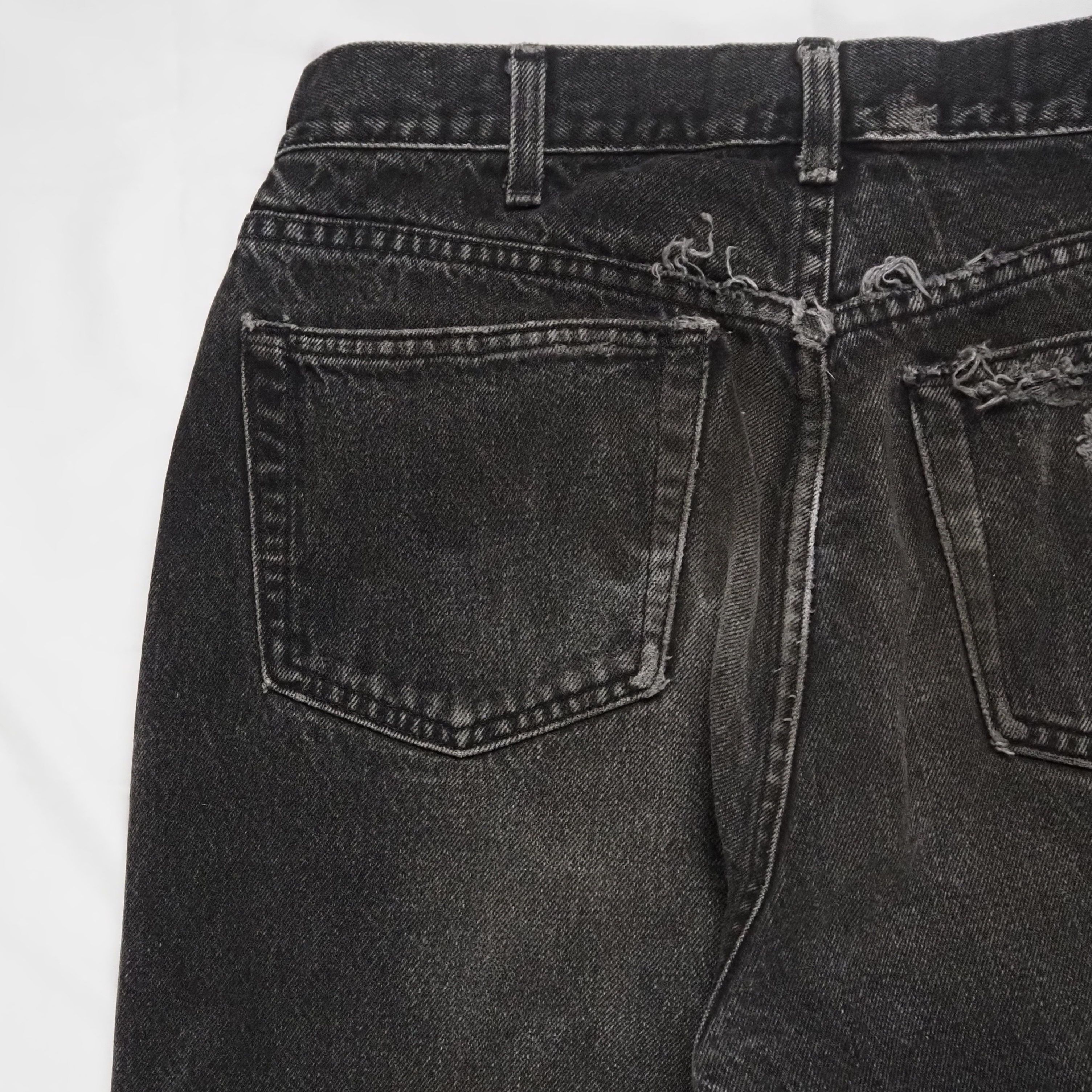 90’s-00’s OLD GAP ブラックデニム 32×29 の画像 12