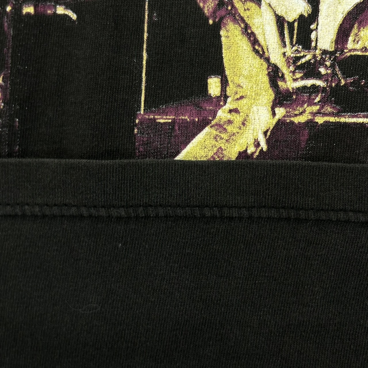 NIRVANA 1996 Vintage Live Photo T-Shirt Black XL の画像 10