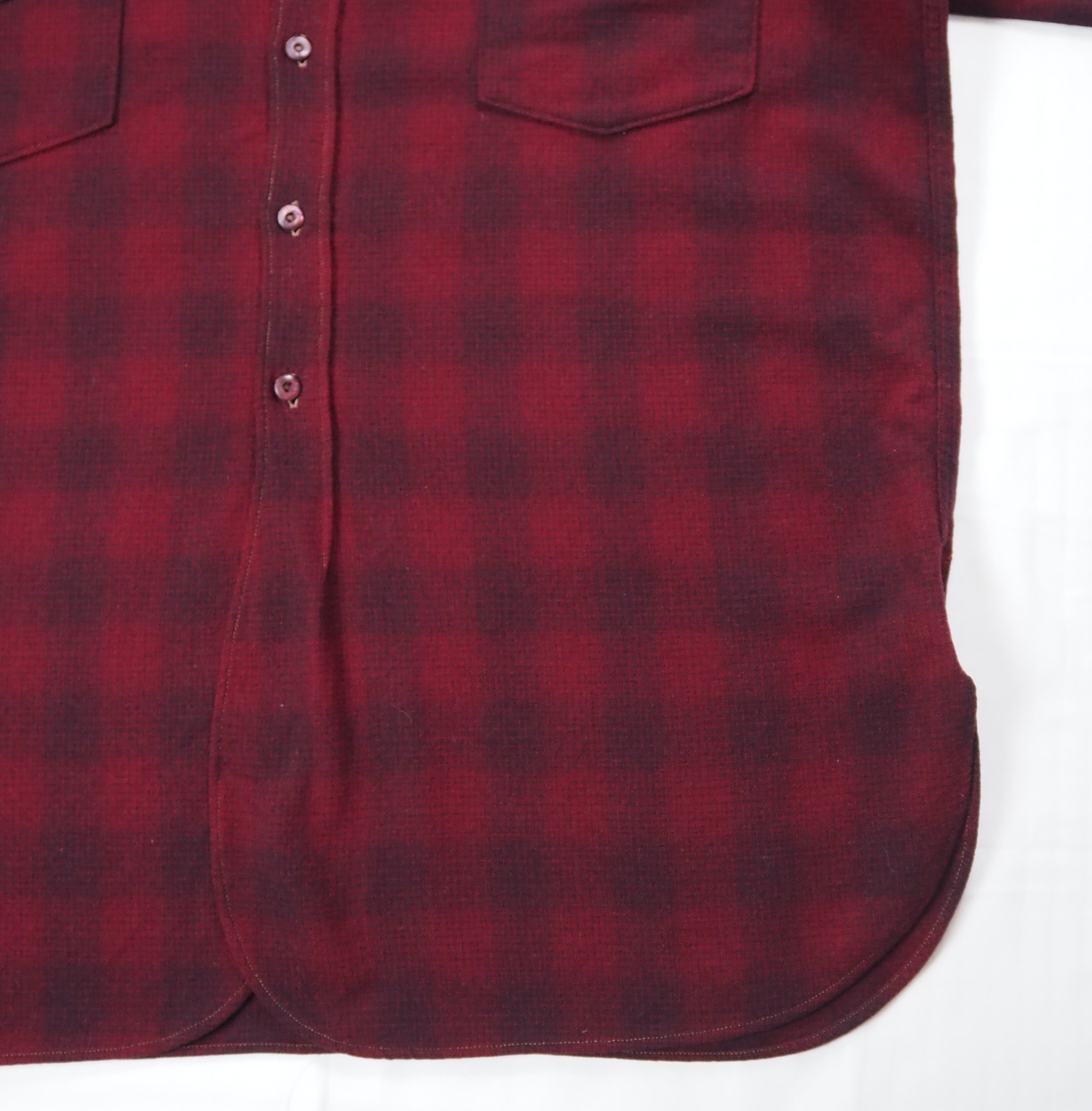 【9/23 20:00入荷】40's〜 Pendleton ウールシャツ シャドーチェック の画像 8