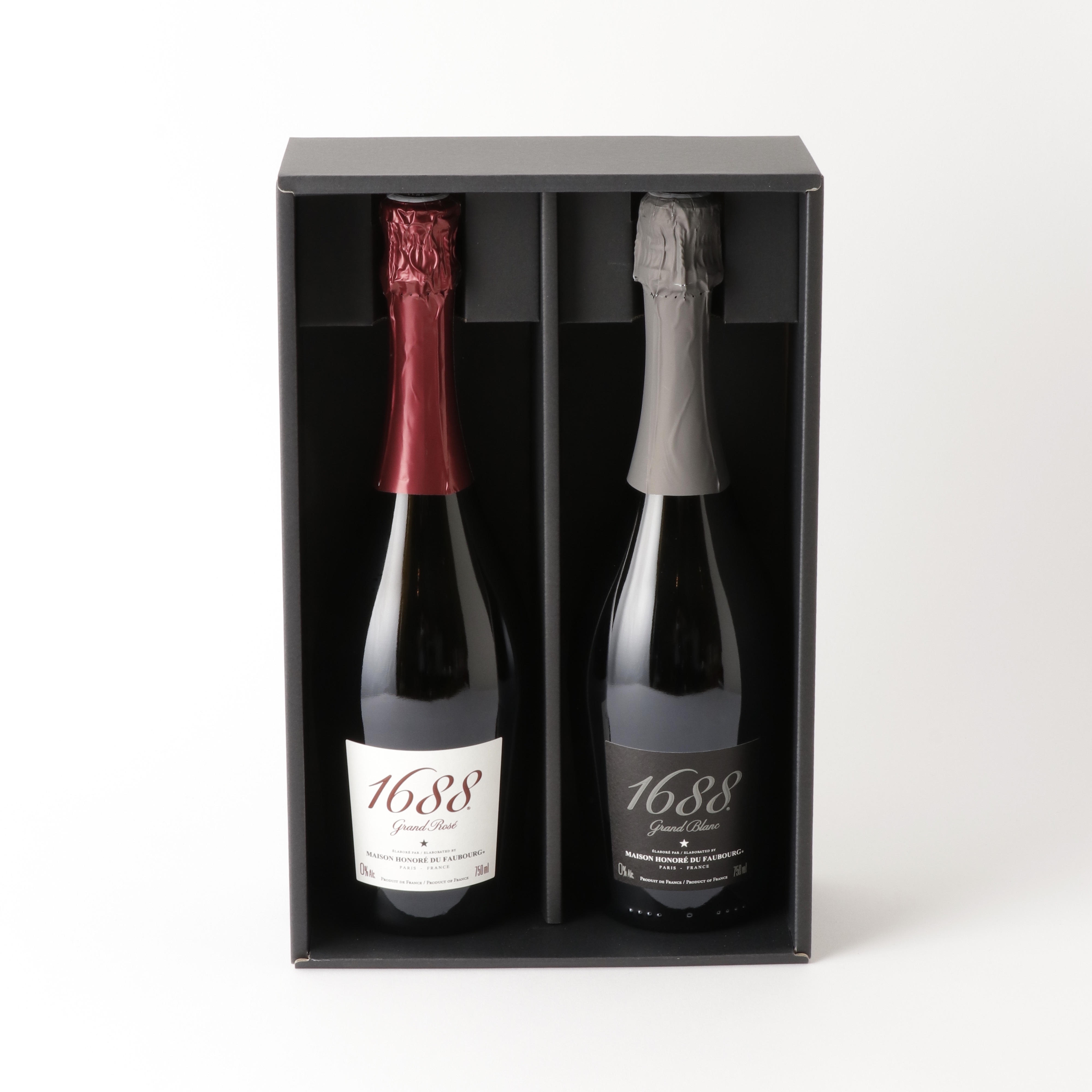 16 紅白セット ノンアルコール 各750ml 箱入り 16 Grand Rose Blanc フランス製ノンアルコールスパークリングワイン 公式通販サイト