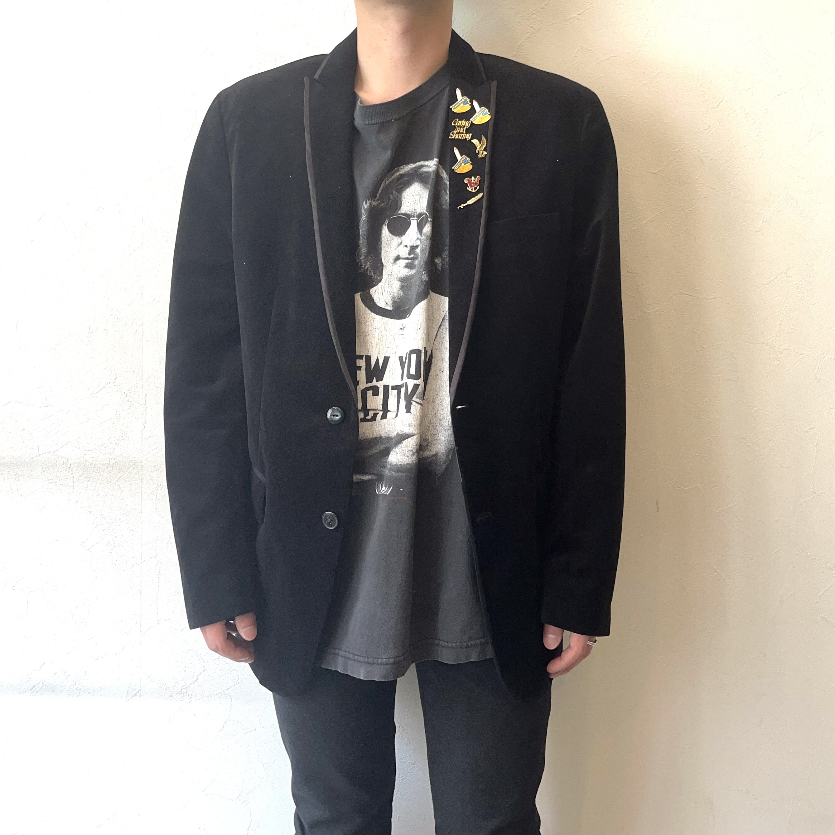 Vintage Velvet Tailored Jacket の画像 3
