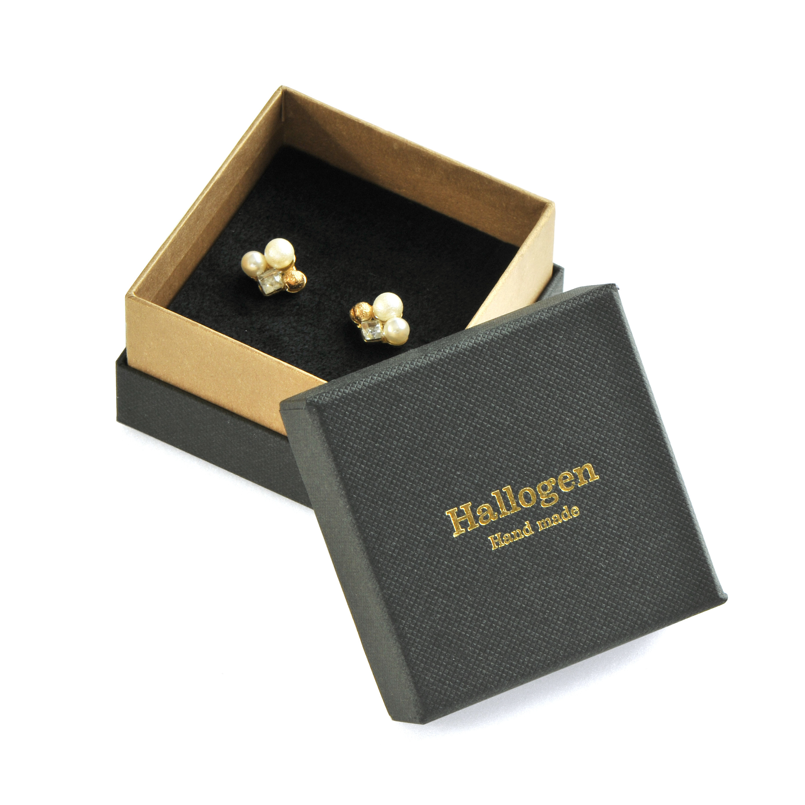 【名入れ箔押し】ジュエリー ギフトボックスCB オリジナル 50個 65×65×42㎜ SH08 だいし屋