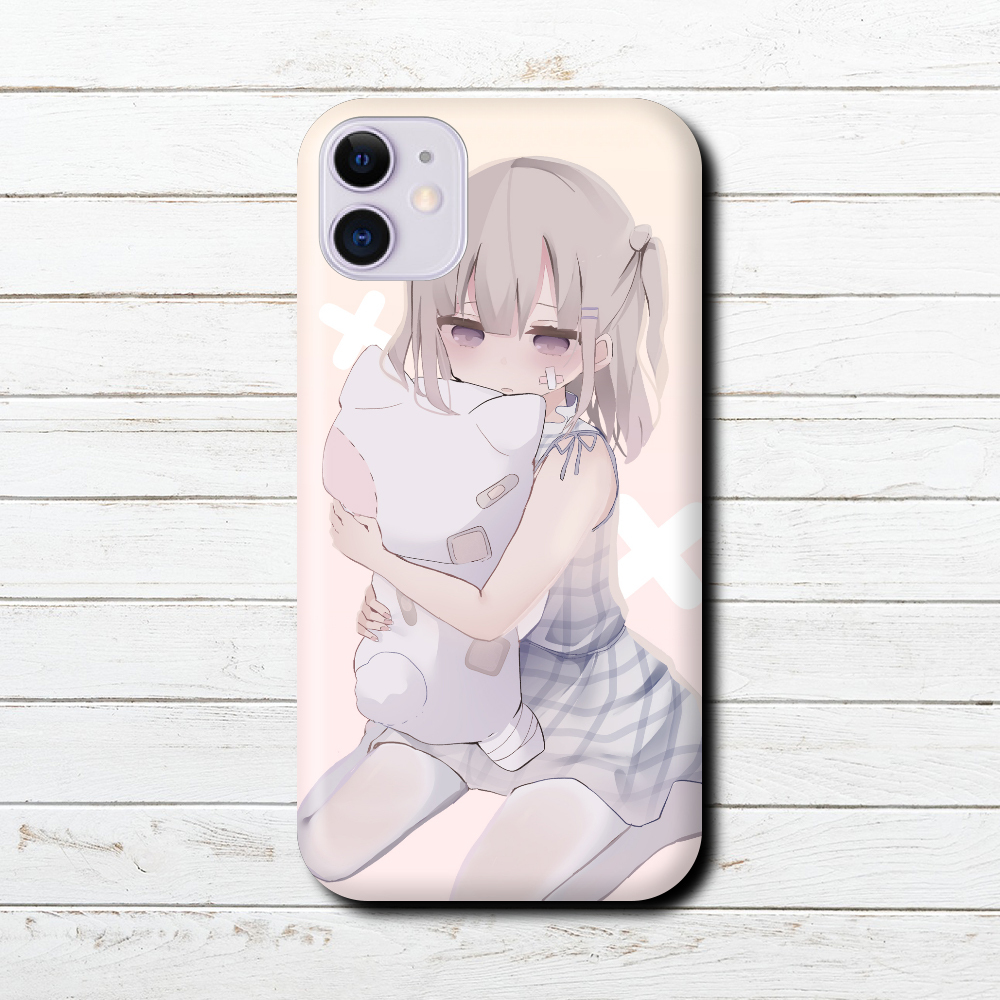 Iphoneケース スマホケース ロリっ娘 イラスト Iphone11 Pro Max Xperia 5 ケース おしゃれ 創作 病みかわいい アクオス センス 3 グーグルピクセル4 ギャラクシー S10 タイトル ぬいぐるみと女の子 作 つるせ おしゃれでかわいいiphoneケース スマホケース Tシャツ