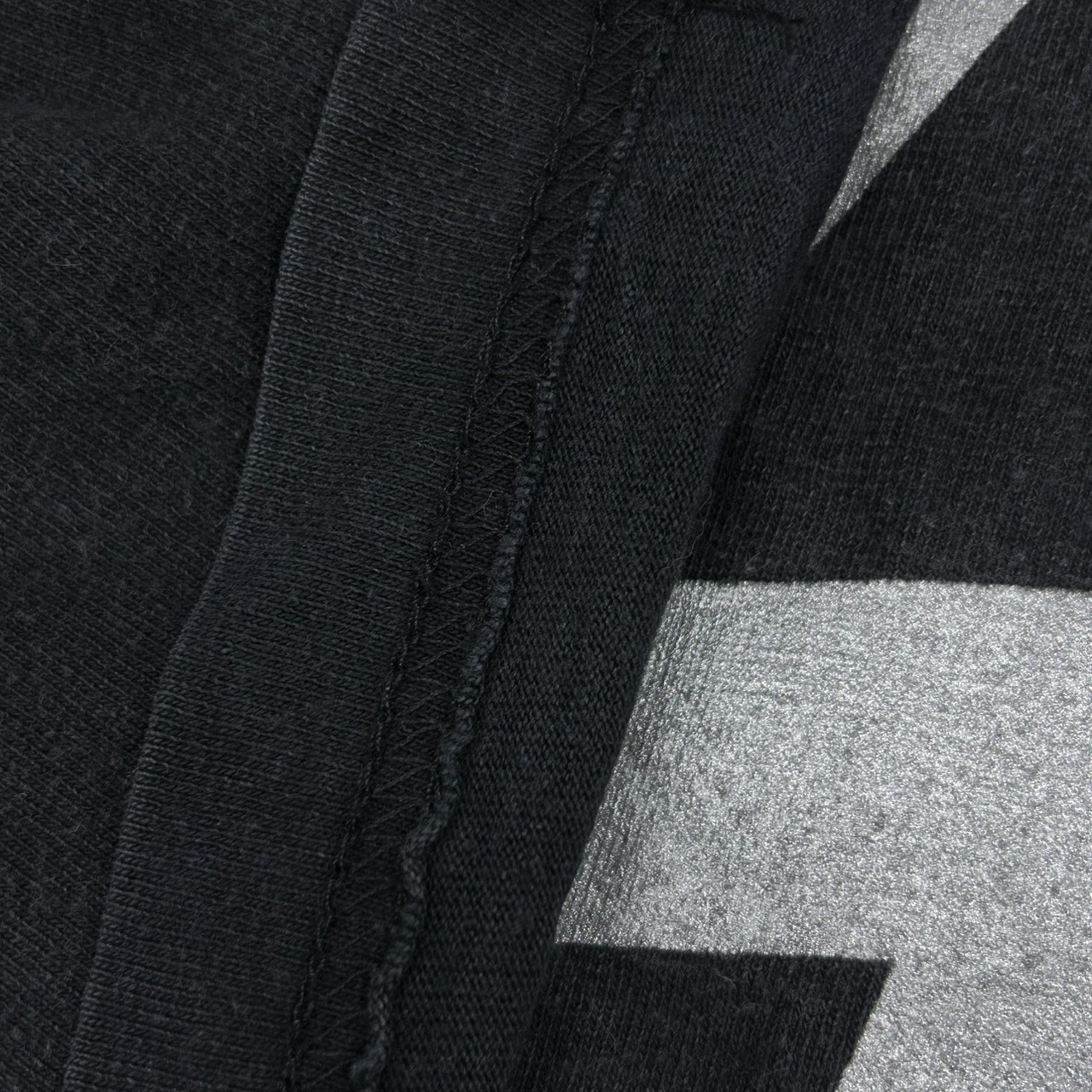 MARILYN MANSON Raglan T-Shirt Black XL Boxy Fit Stripe Sleeve の画像 8