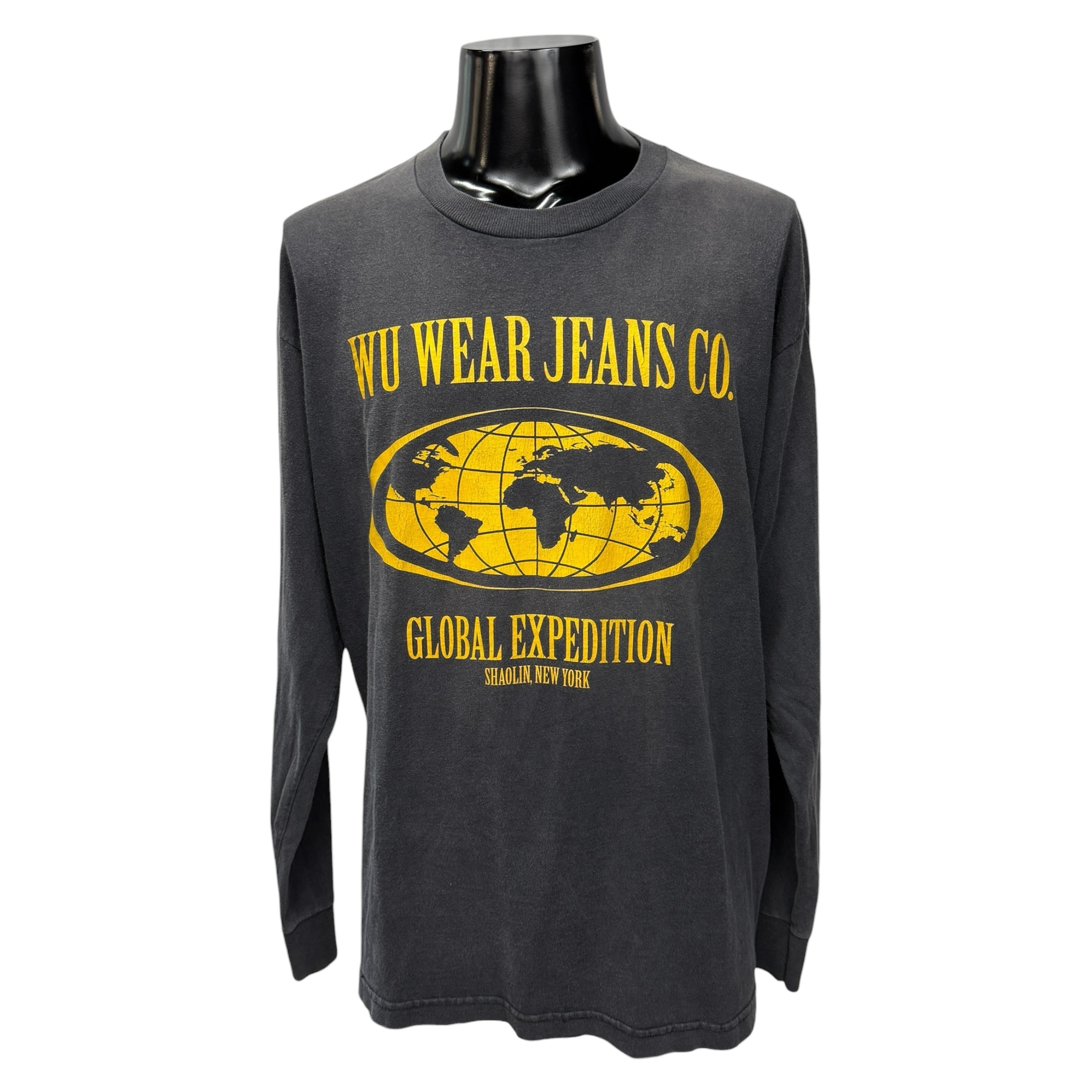 【WU-TANG CLAN】ウータンクラン “WU WEAR GLOBAL EXPEDITION” 90’s Vintage ロングスリーブTシャツ
