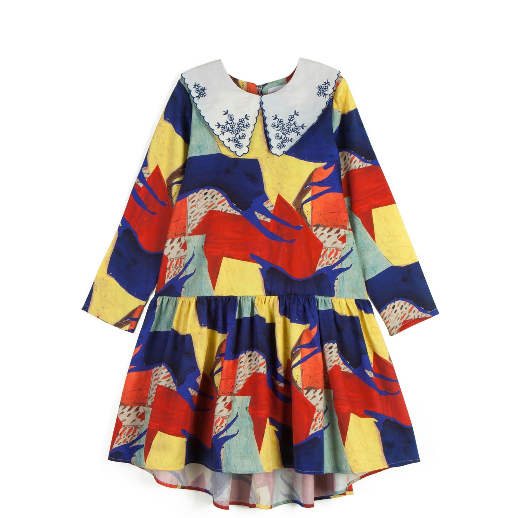 Wolf Rita ウルフアンドリタ aw Doroteia Dress Yellow Scene 2 6y Crecer クレセール