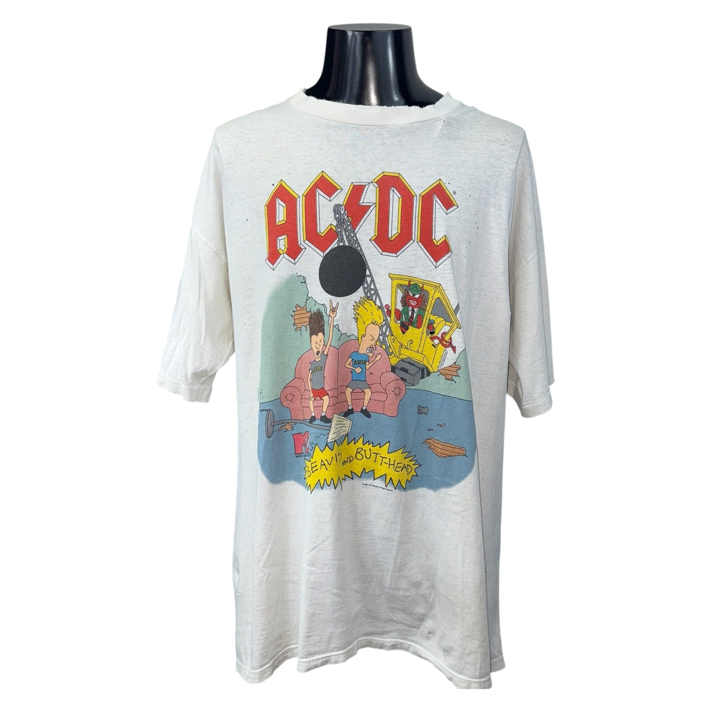 【AC/DC】エーシーディーシー ビーバス＆バットヘッドコラボ 96年ツアー Tシャツ