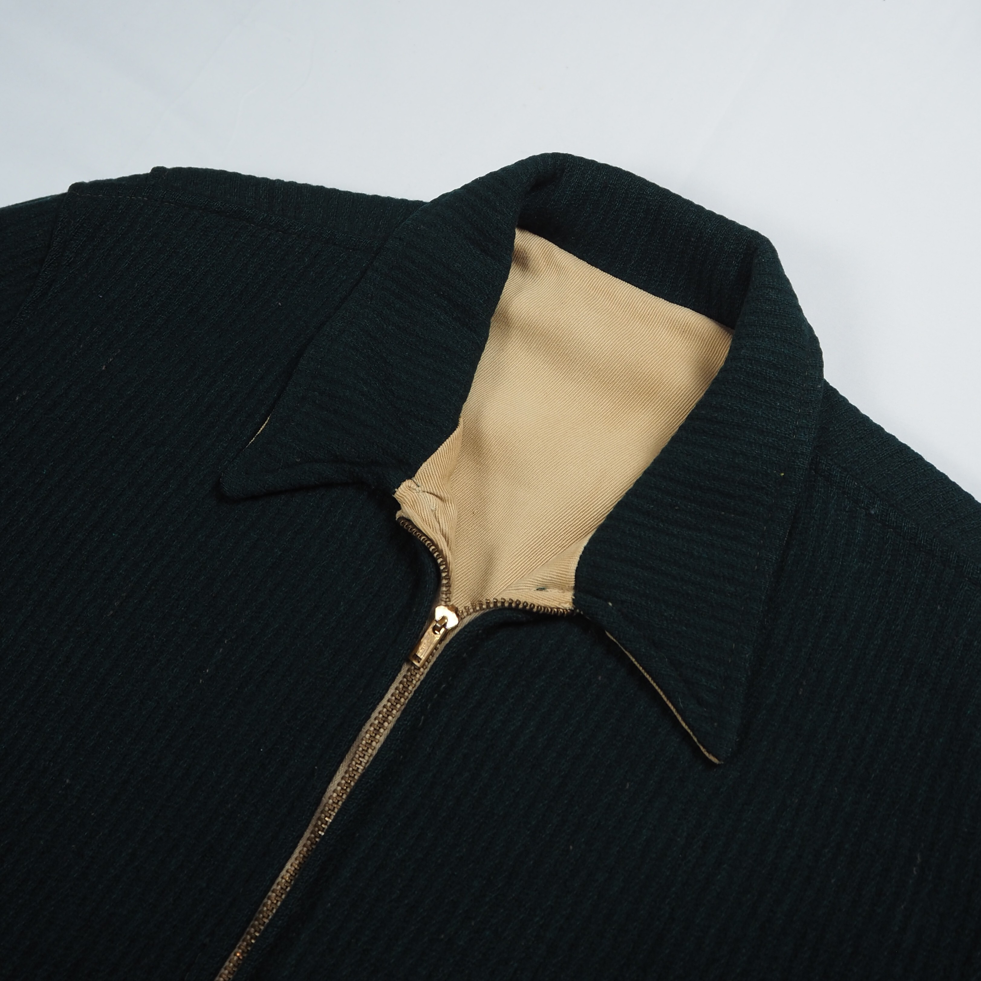 【9/23 20:00入荷】40's ウールジャケット リバーシブル グリーン の画像 6