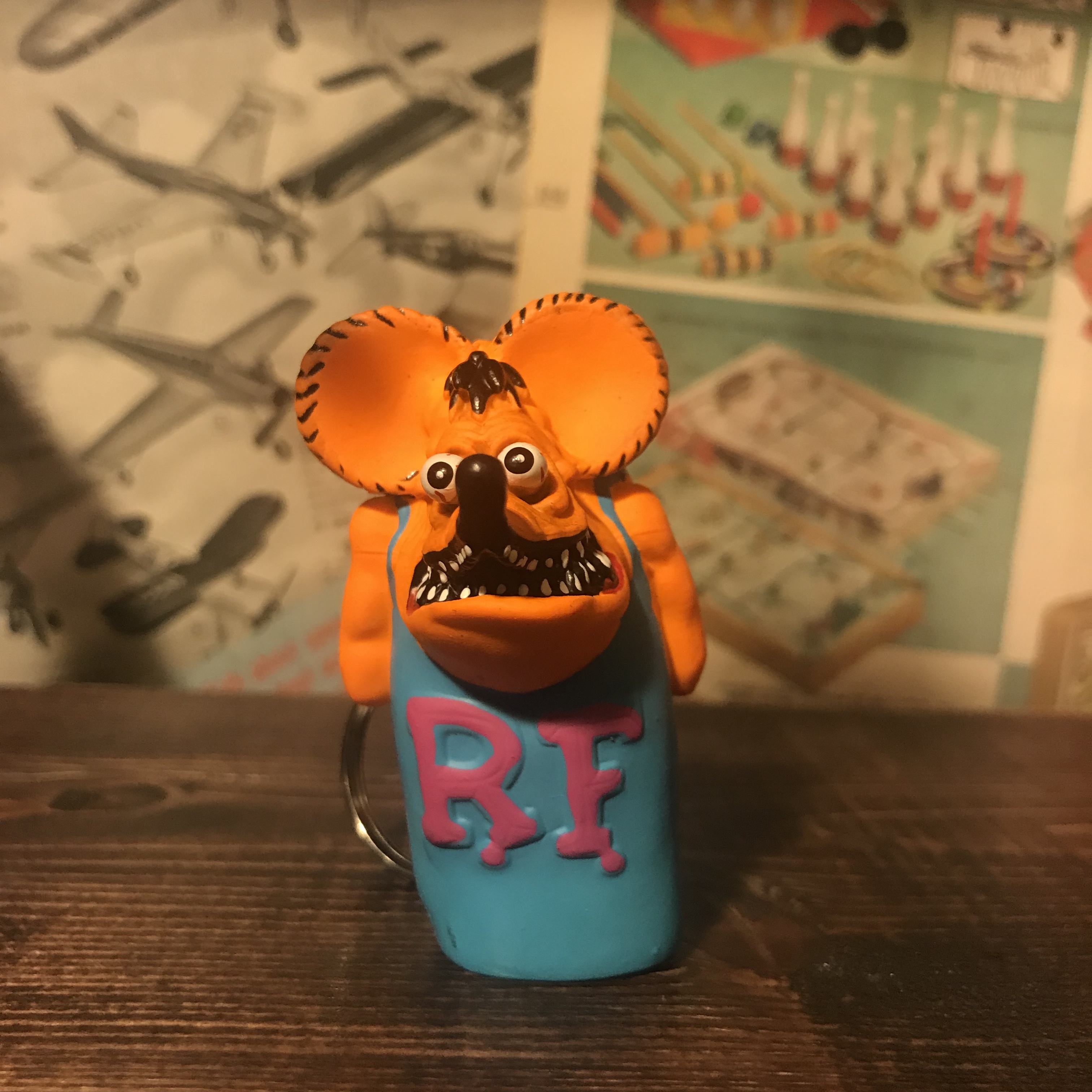 ラットフィンク オレンジ キーホルダー ライターキャップ Ratfink Toys A