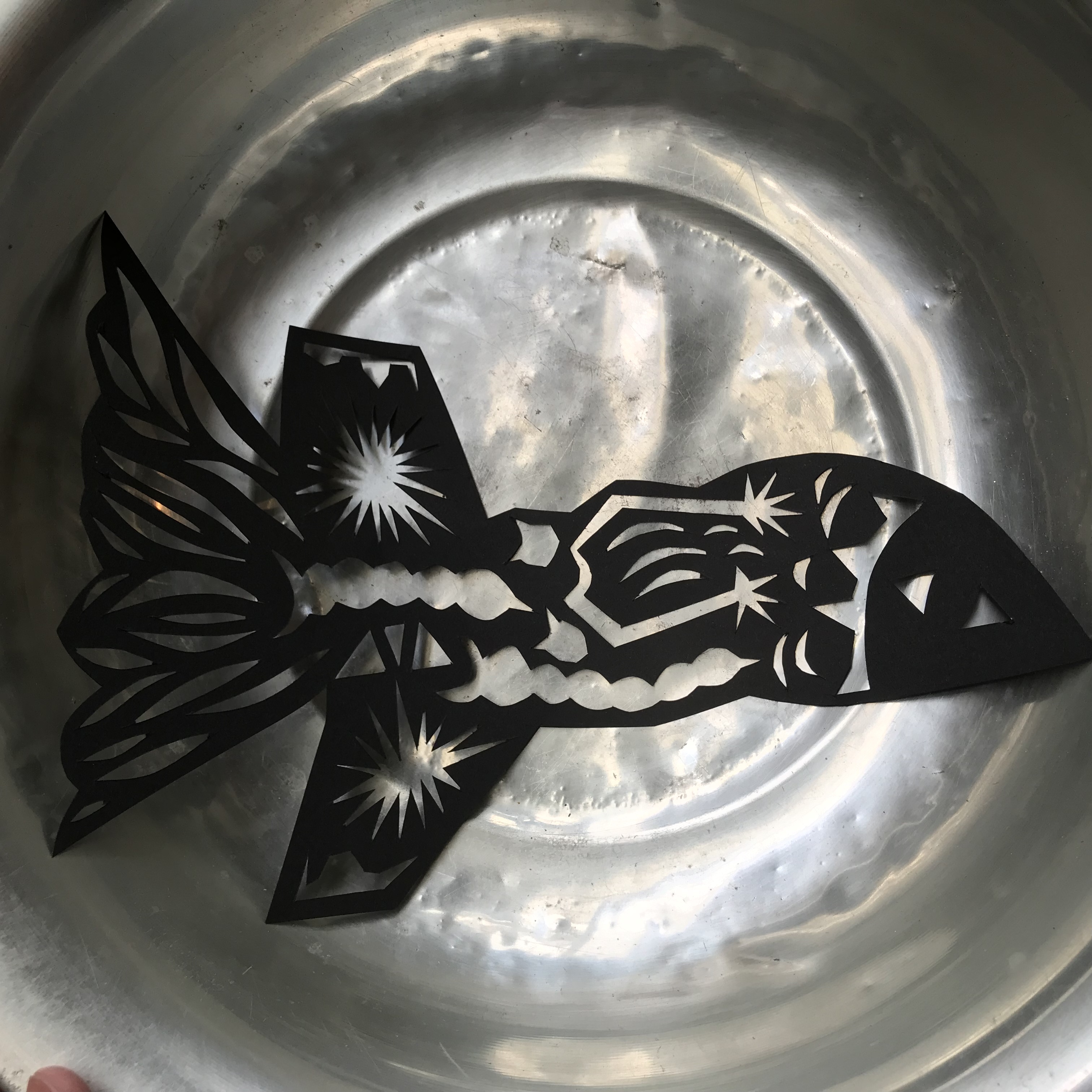 切り絵 魚 魚座 約17 26 5センチ 実用外百貨店 レトロ珍品 モラトリアム 切り絵 魚 魚座 約17 26 5センチ 実用外百貨店 レトロ珍品 モラトリアム