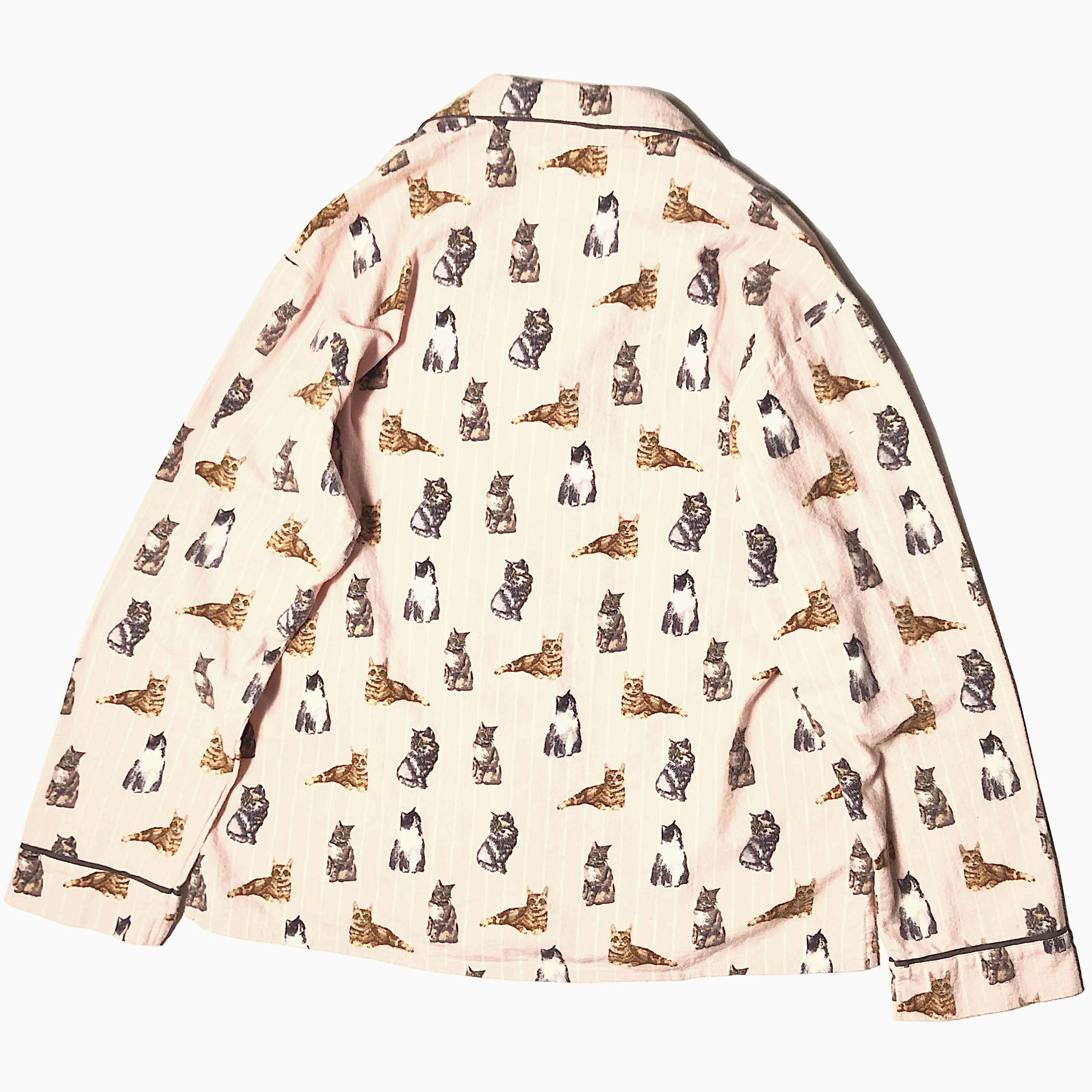 Vintage 80〜90's "Cat" Pajama Shirt の画像 2