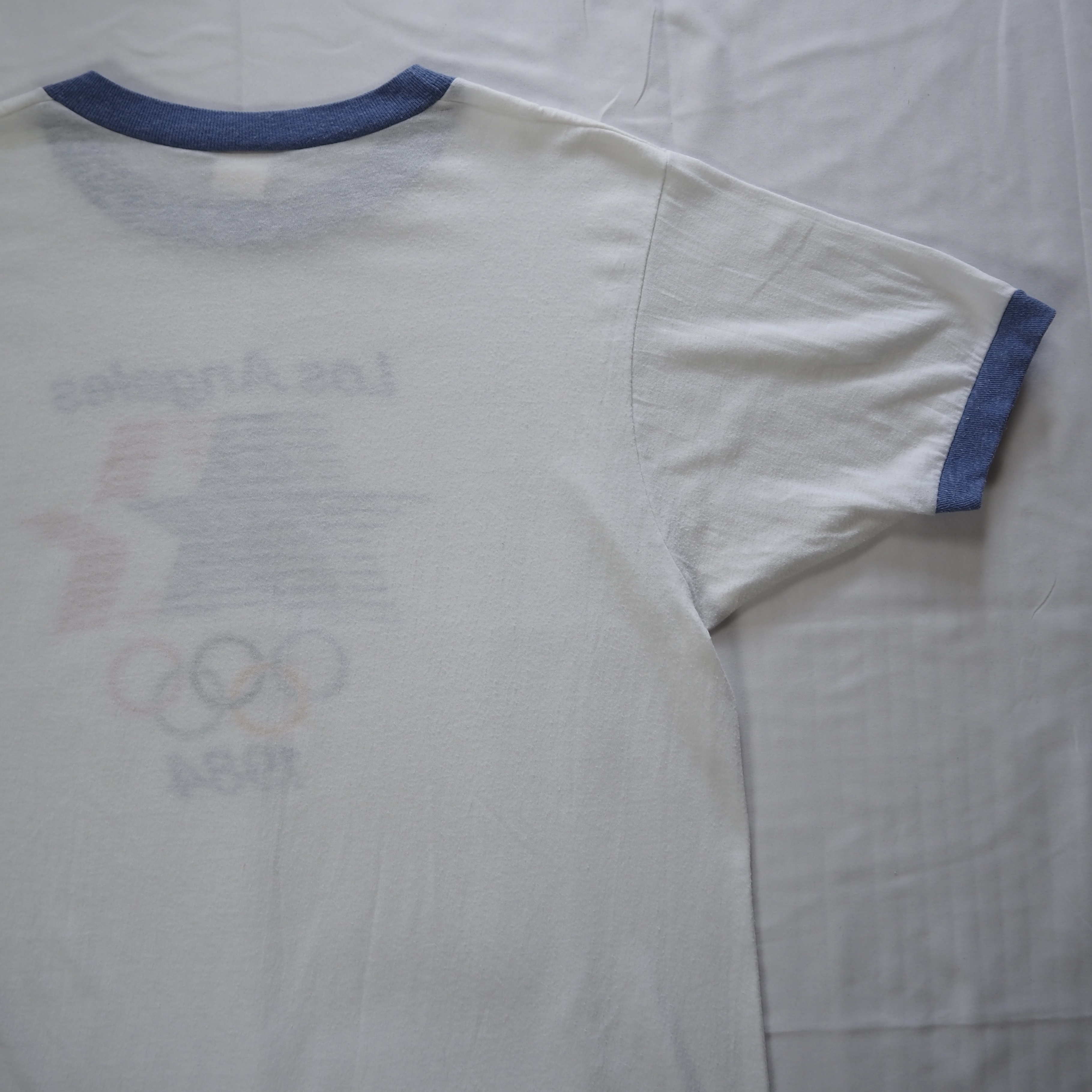 80’s ロサンゼルスオリンピック リンガーTシャツ の画像 13