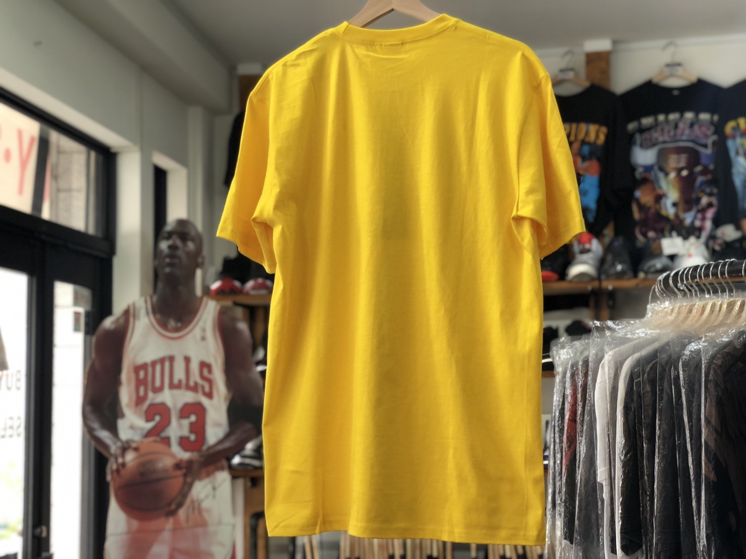 supreme north face yellow