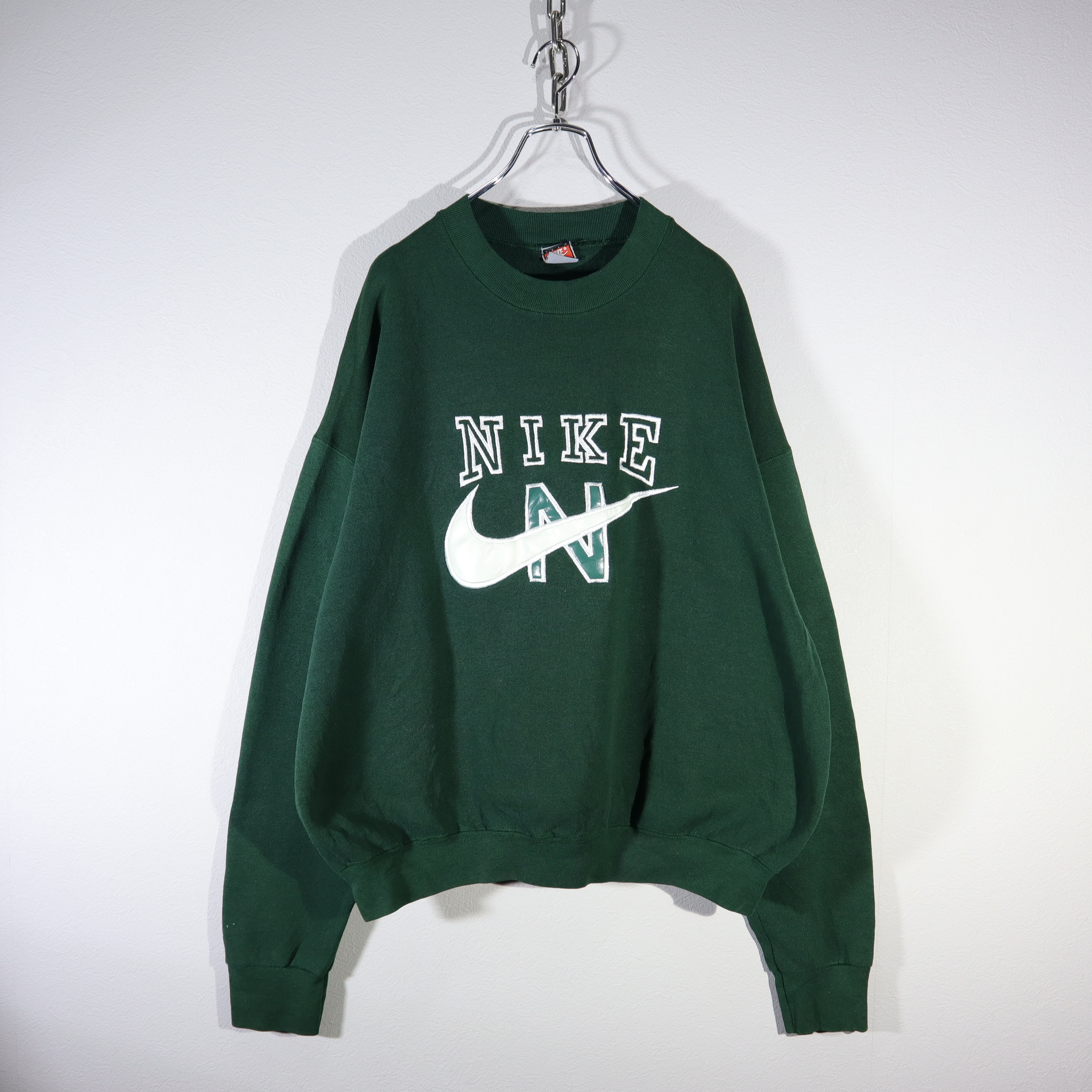 Nike ロゴデザインスウェット デカロゴ 古着屋 Kafuca