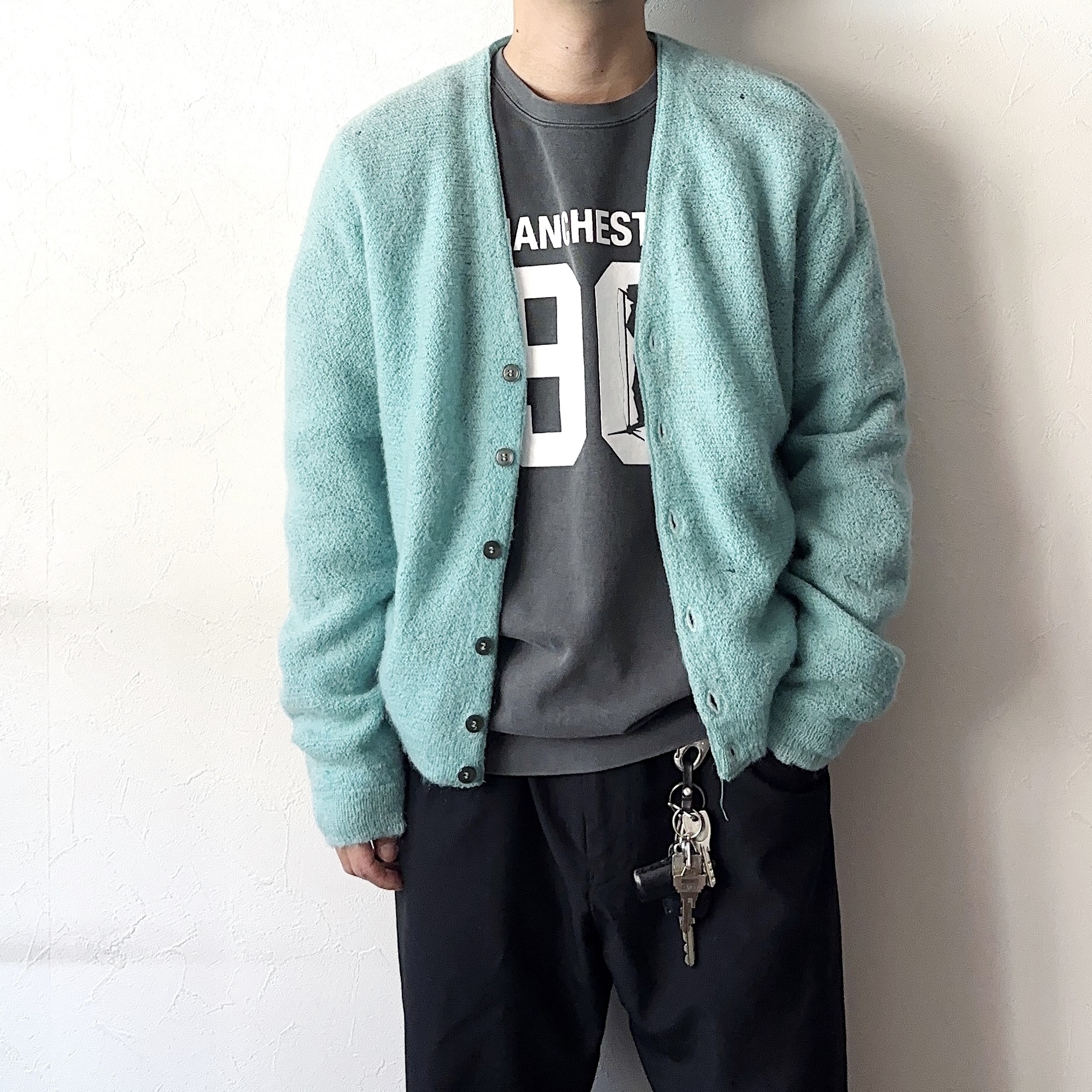 Vintage 60's【Van Dyke】Grunge Mohair Cardigan の画像 3