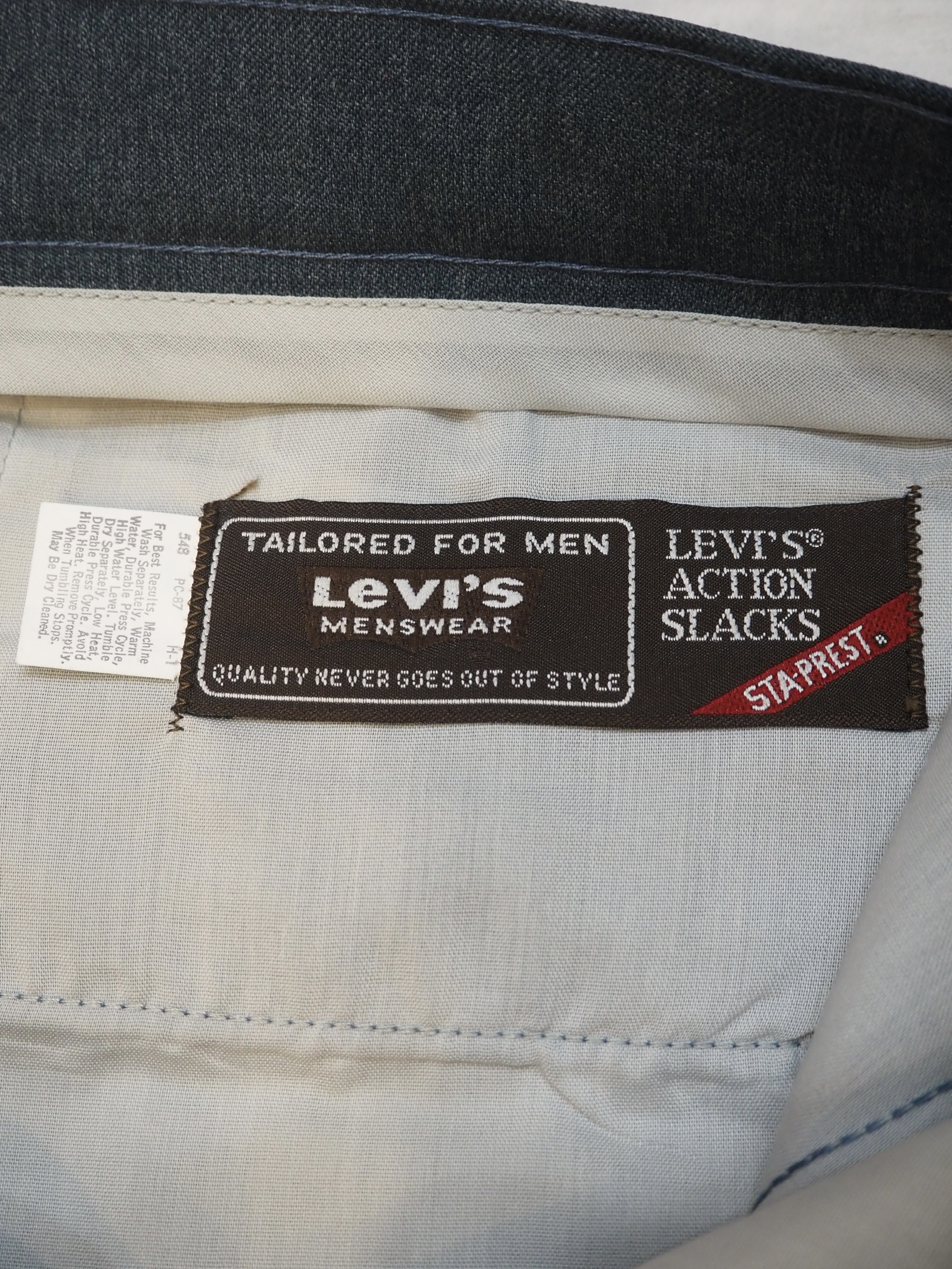 90’s Levi’s Action Slacks “36×30" "Good Condition” の画像 9