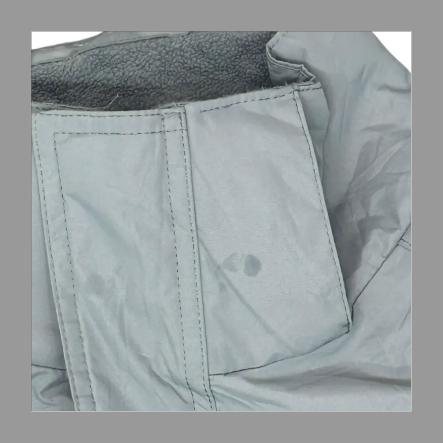 Champion ナイロンジャケット ネイビー/グレーＬ の画像 4