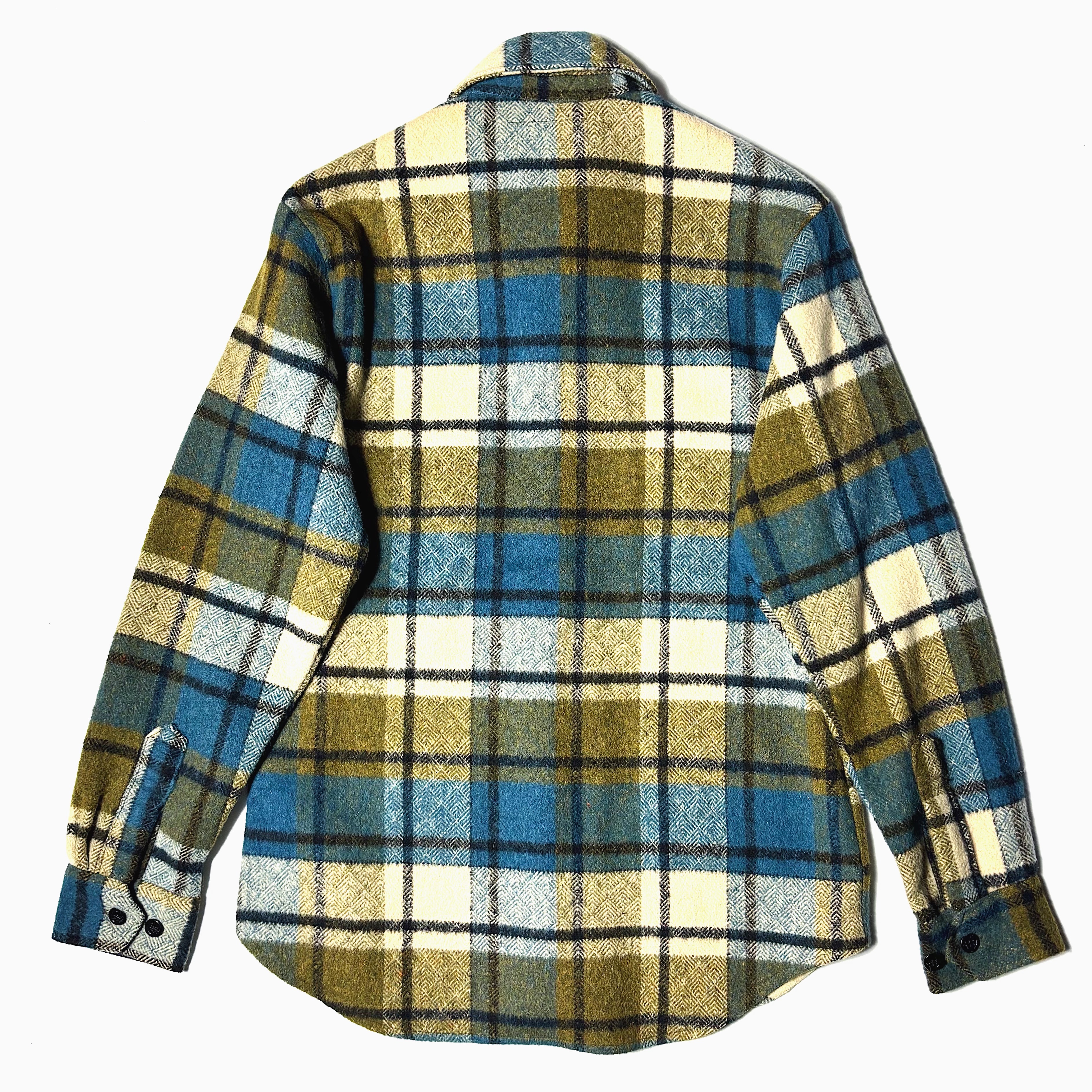 Vintage 80's【C.P.O.】Wool Check Shirt の画像 2