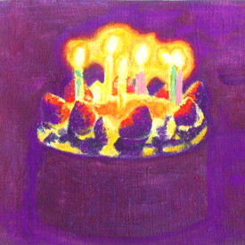 絵画 絵 ピクチャー 縁起画 モダン シェアハウス アートパネル アート Art 14cm 14cm 一人暮らし 送料無料 インテリア 雑貨 壁掛け 置物 おしゃれ イラスト 現代アート ロココロ 画家 なったこ 作品 バースデーケーキ 置き型絵画アートパネル ロココロ の