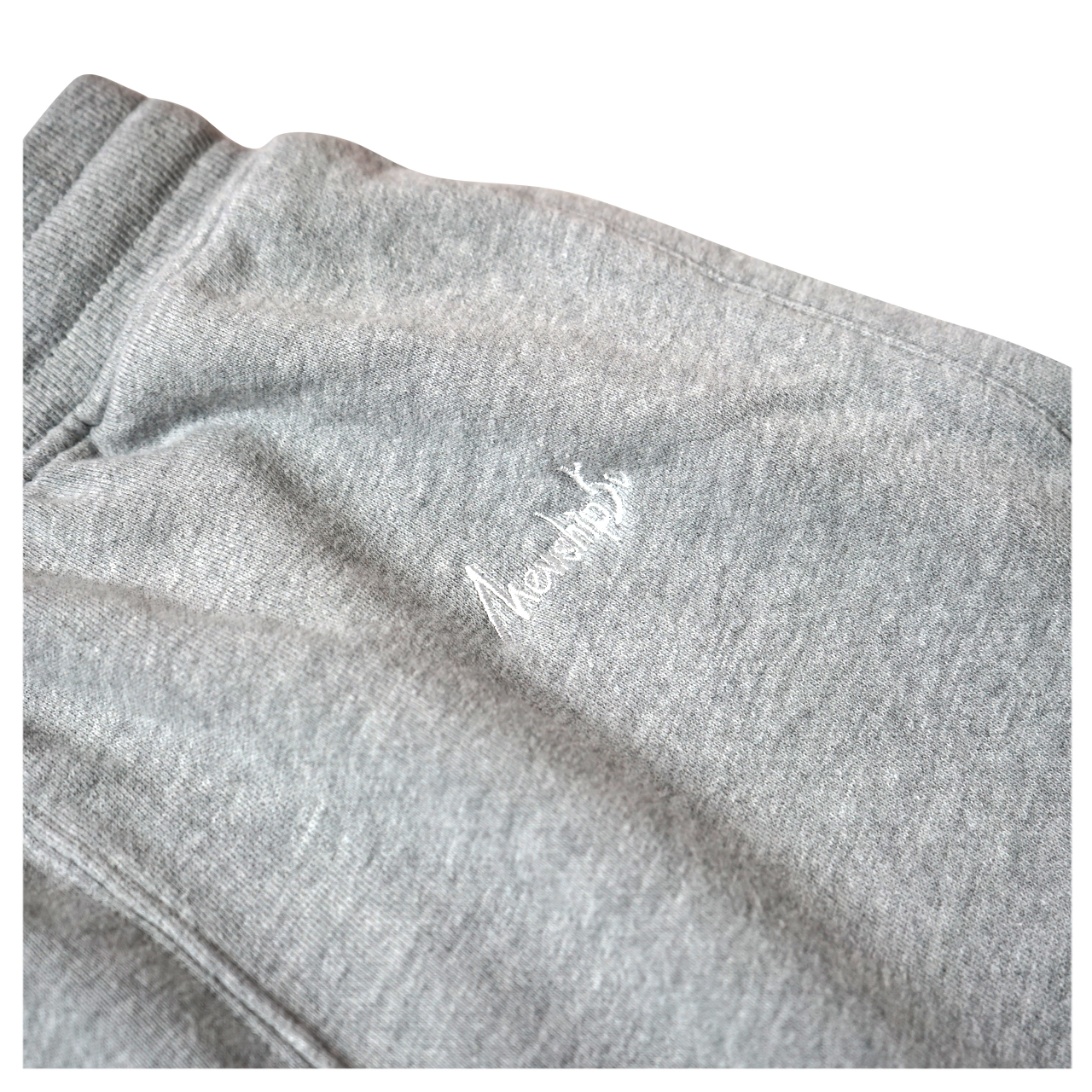 BASIC LOGO 019 light sweat pants <Gray×White> - 画像2