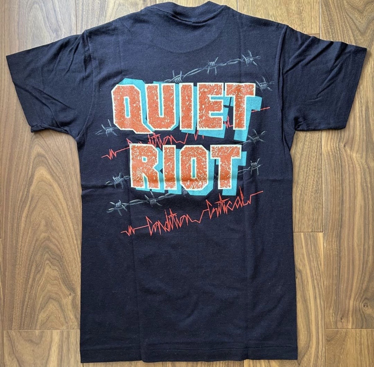 80s Quiet Riot 当時物 tシャツ ビンテージ シングルステッチ の画像 3