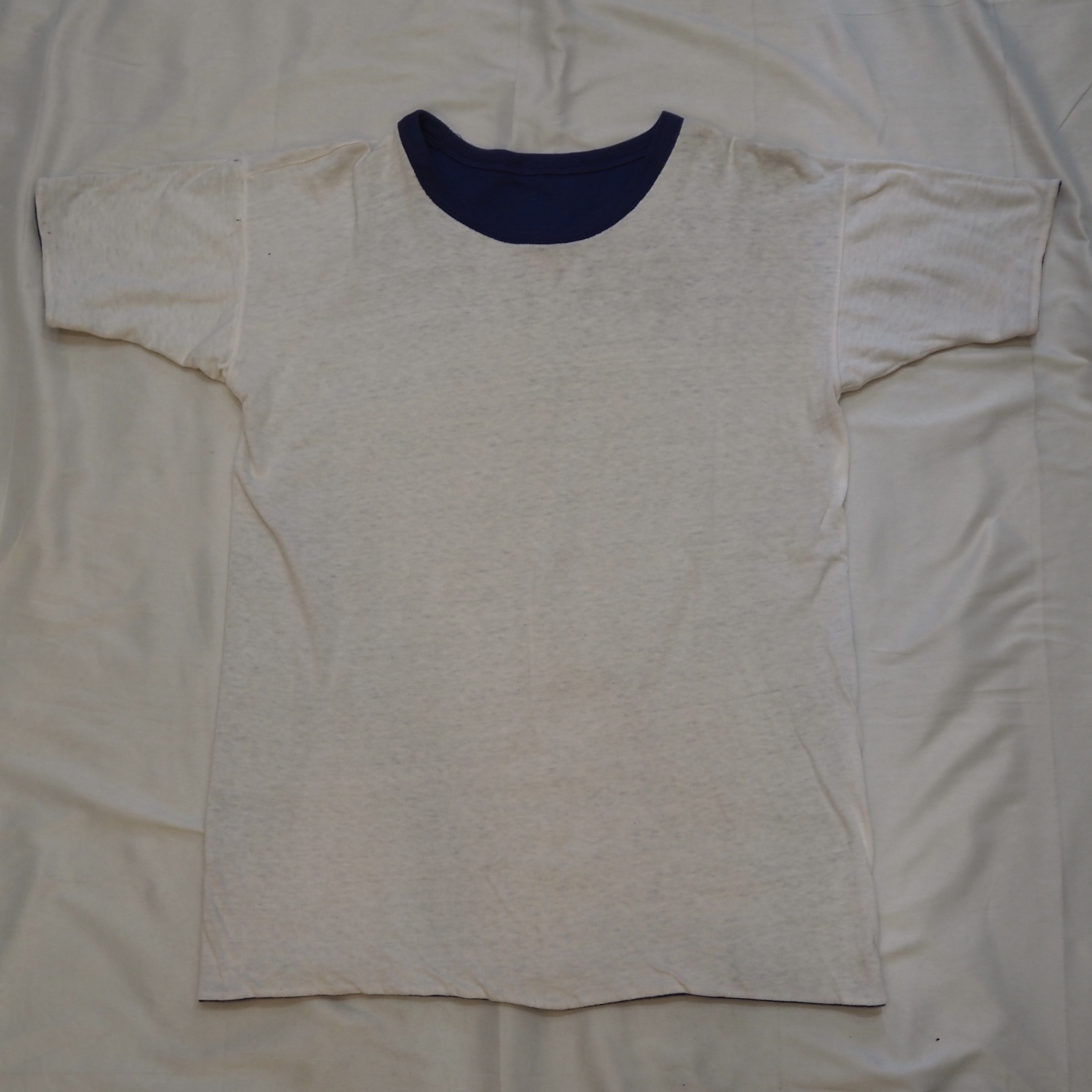 60’s Wilton ダブルフェイス Tシャツ ブルー×ホワイト の画像 8