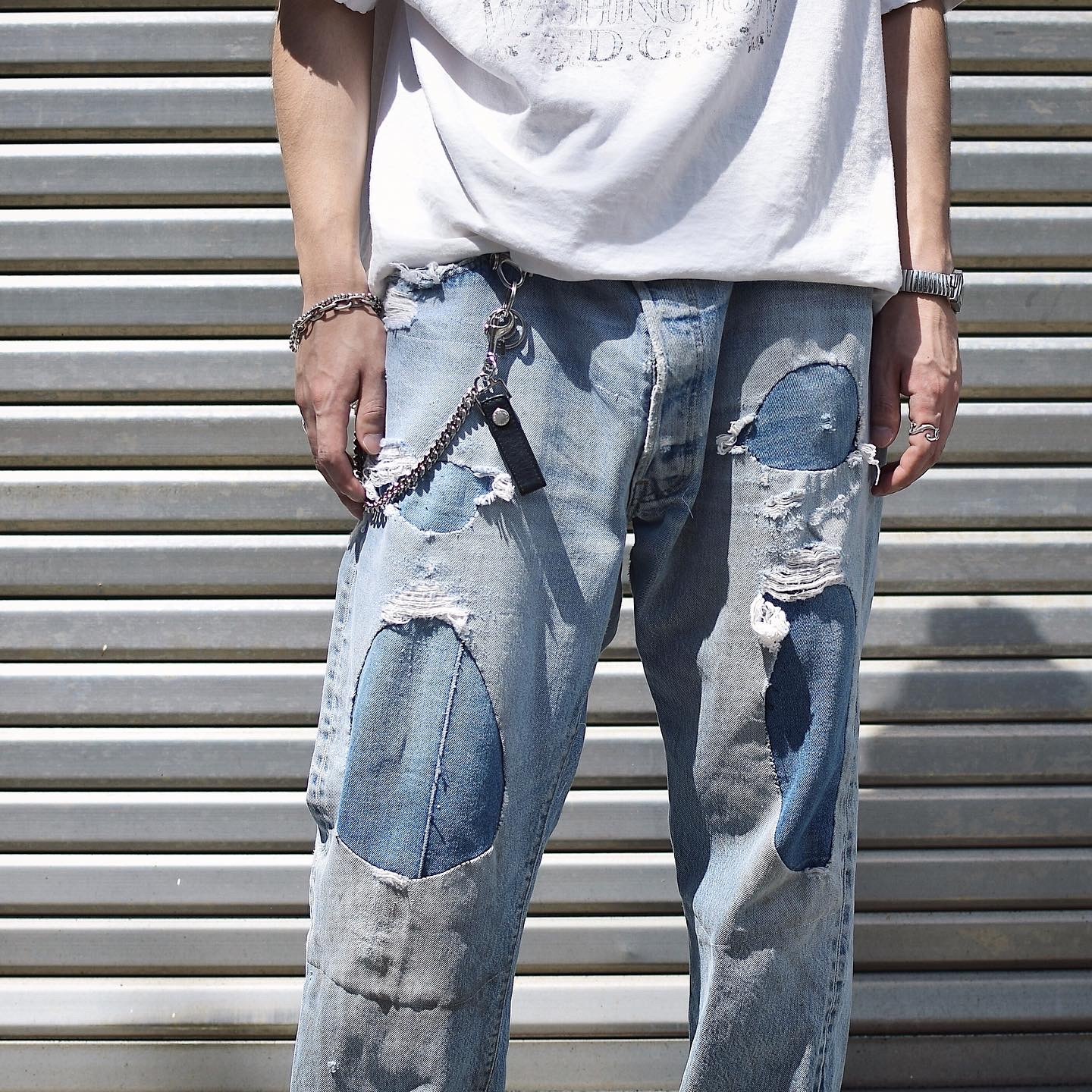 Vintage【Levi's】501 Late 66 Red Line Grunge Denim Pants の画像 5