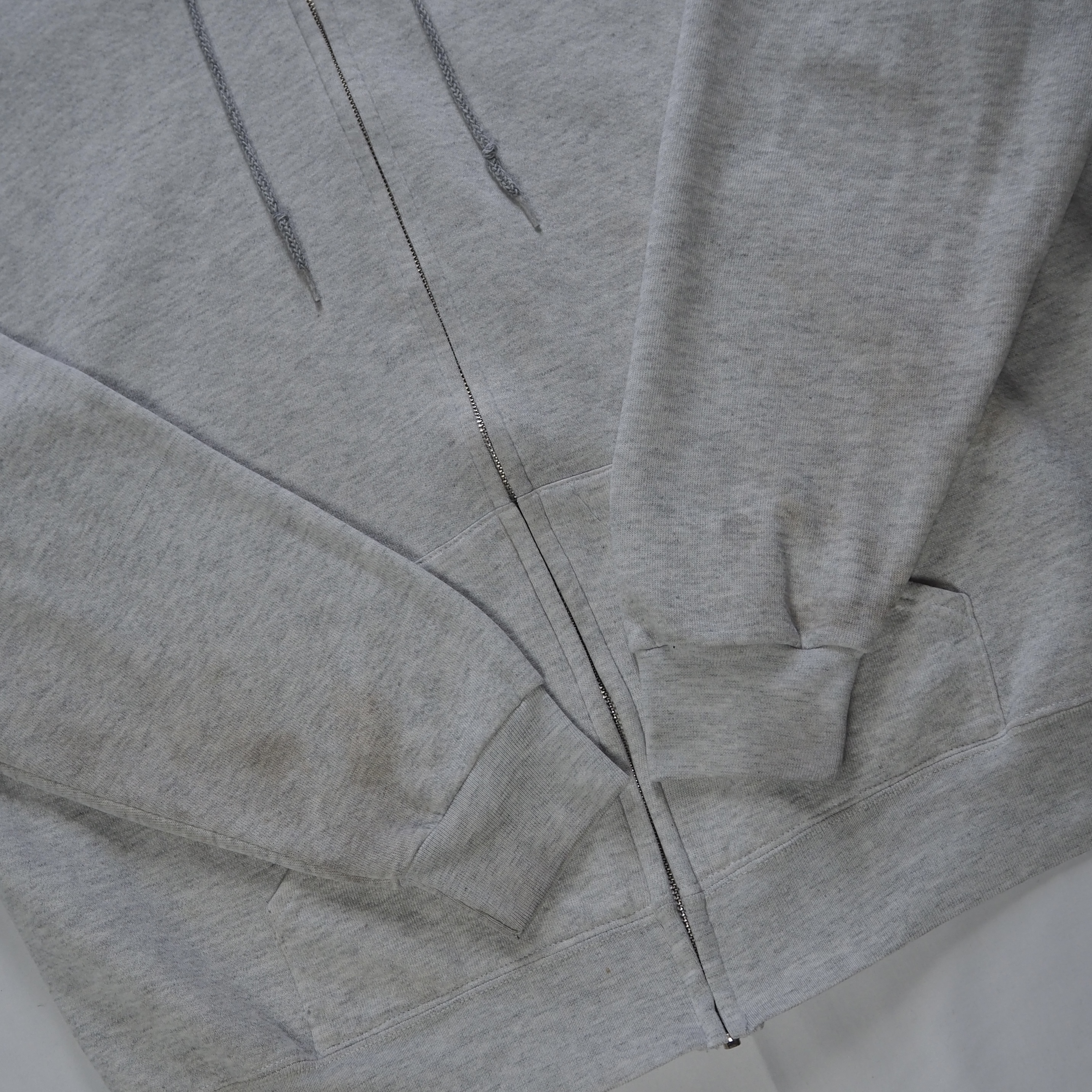 90’s-00’s Lee ジップフーディ グレー XL の画像 3