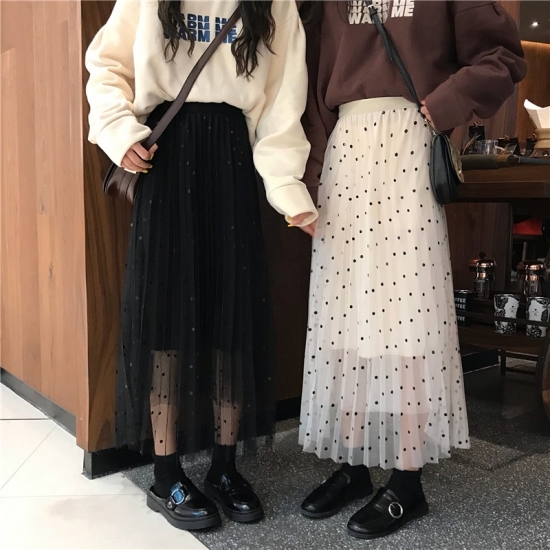 プリーツスカート プリーツ スカート 膝丈レディース ファッション スカート ボトムス 大きいサイズ ゆったり チュール ドット 水玉 春スカート 春 韓国 ファッション レディース 新作 St0659 Dbstyle 海外アパレル 韓国ファッション プリーツスカート プリーツ スカート 膝丈レディース ファッション スカート ボトムス 大きいサイズ ゆったり チュール ドット 水玉 春スカート 春 韓国 ファッション レディース 新作 St0659 Dbstyle 海外アパレル 韓国ファッション