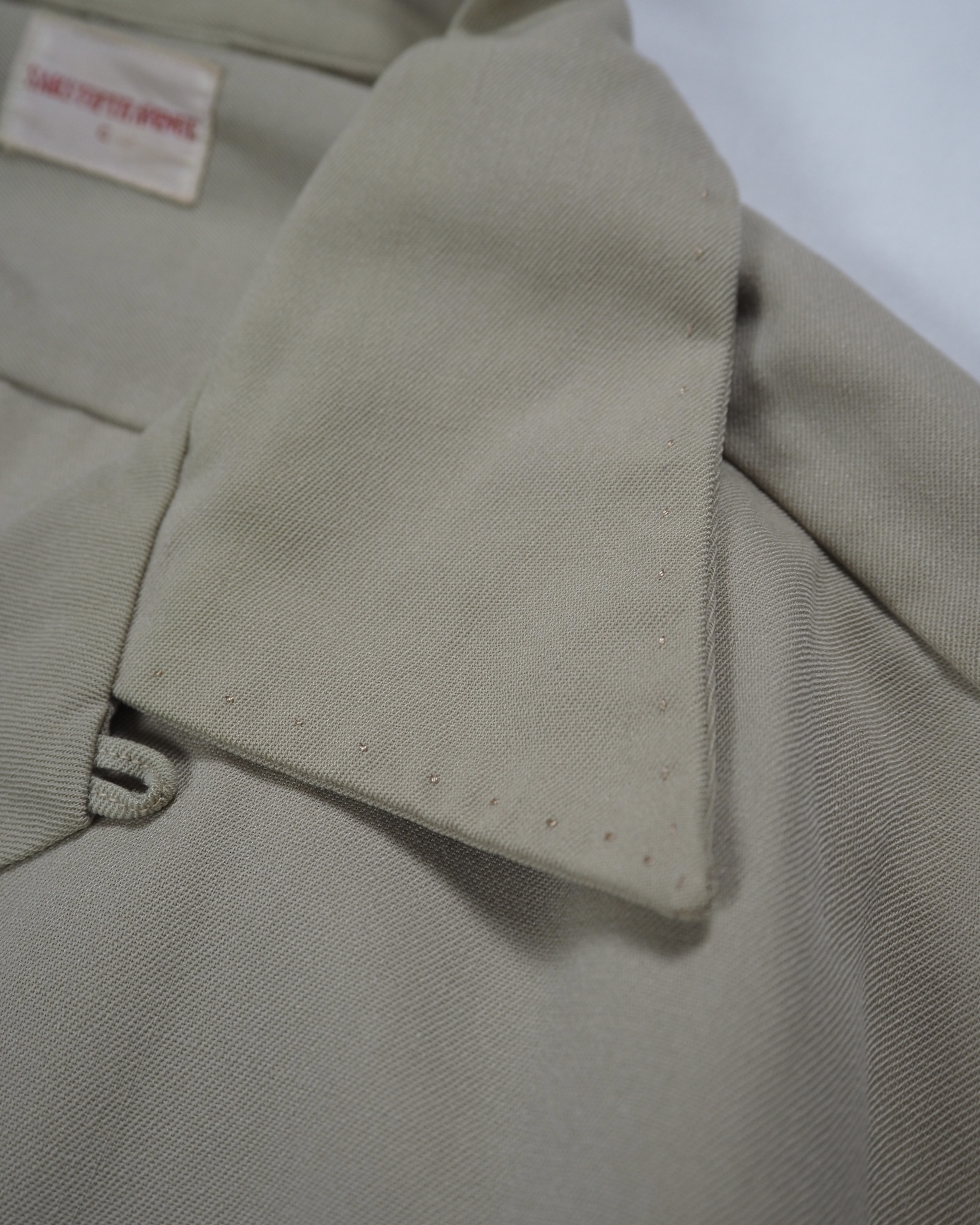 50’s SAKS FIFTH AVENUE ウールシャツ ベージュ の画像 4
