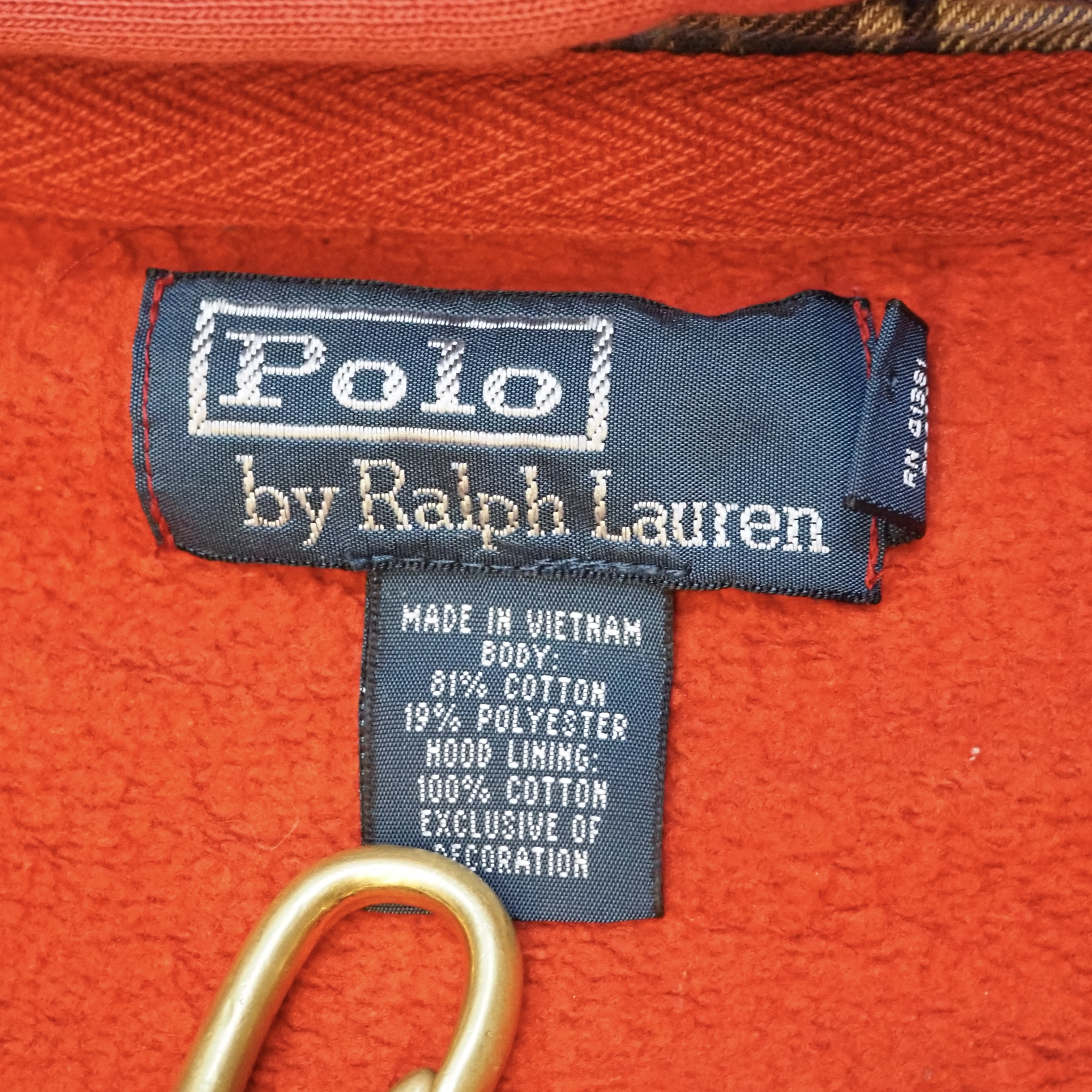 90’s Ralph Lauren ジップフーディ XL レッド の画像 8