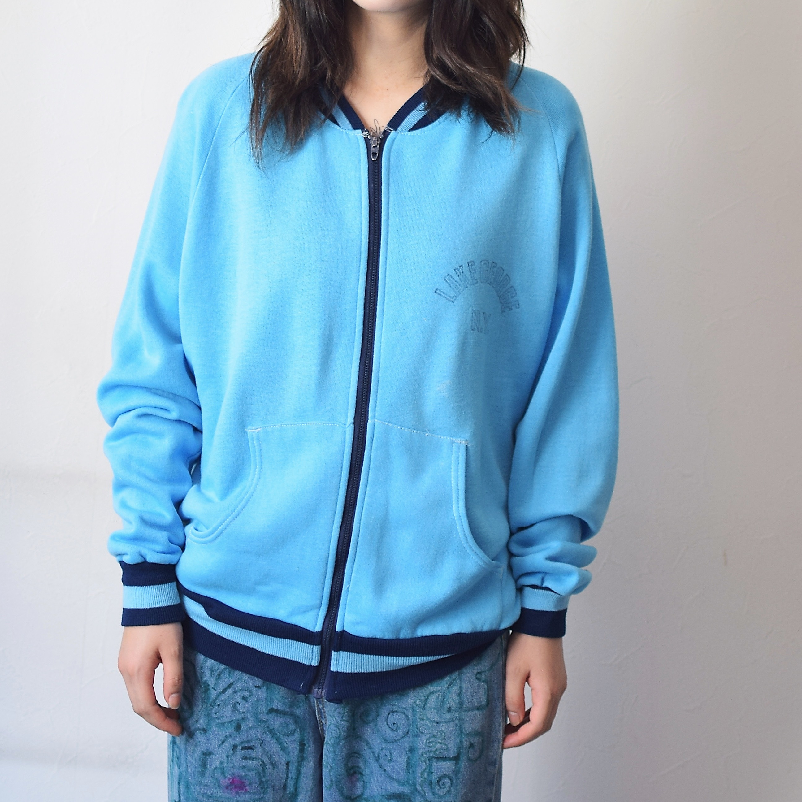 Vintage 70's "LAKE GEORGE N.Y." Sweat Jacket の画像 3