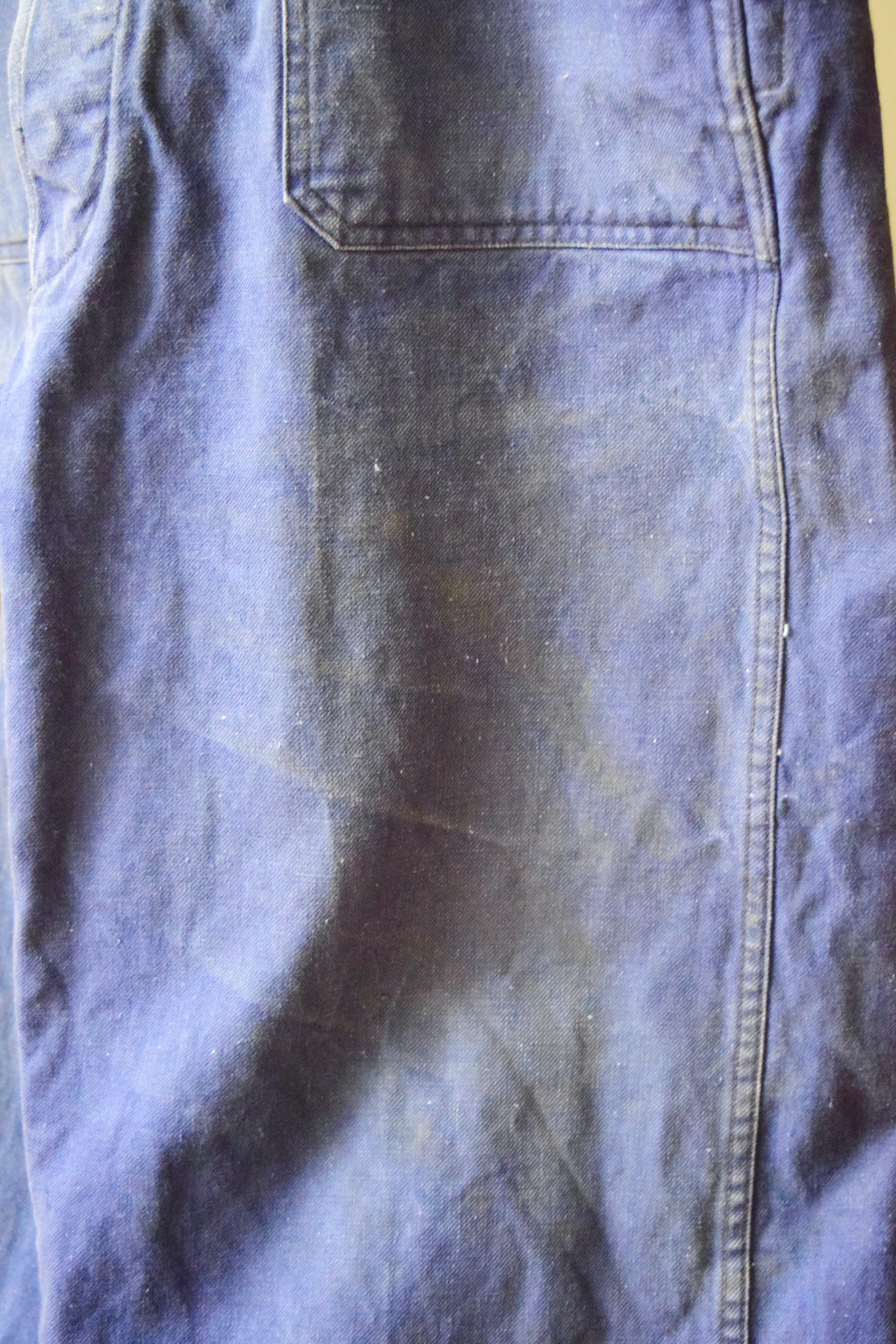 〜1960’s French work cotton twill overall の画像 10