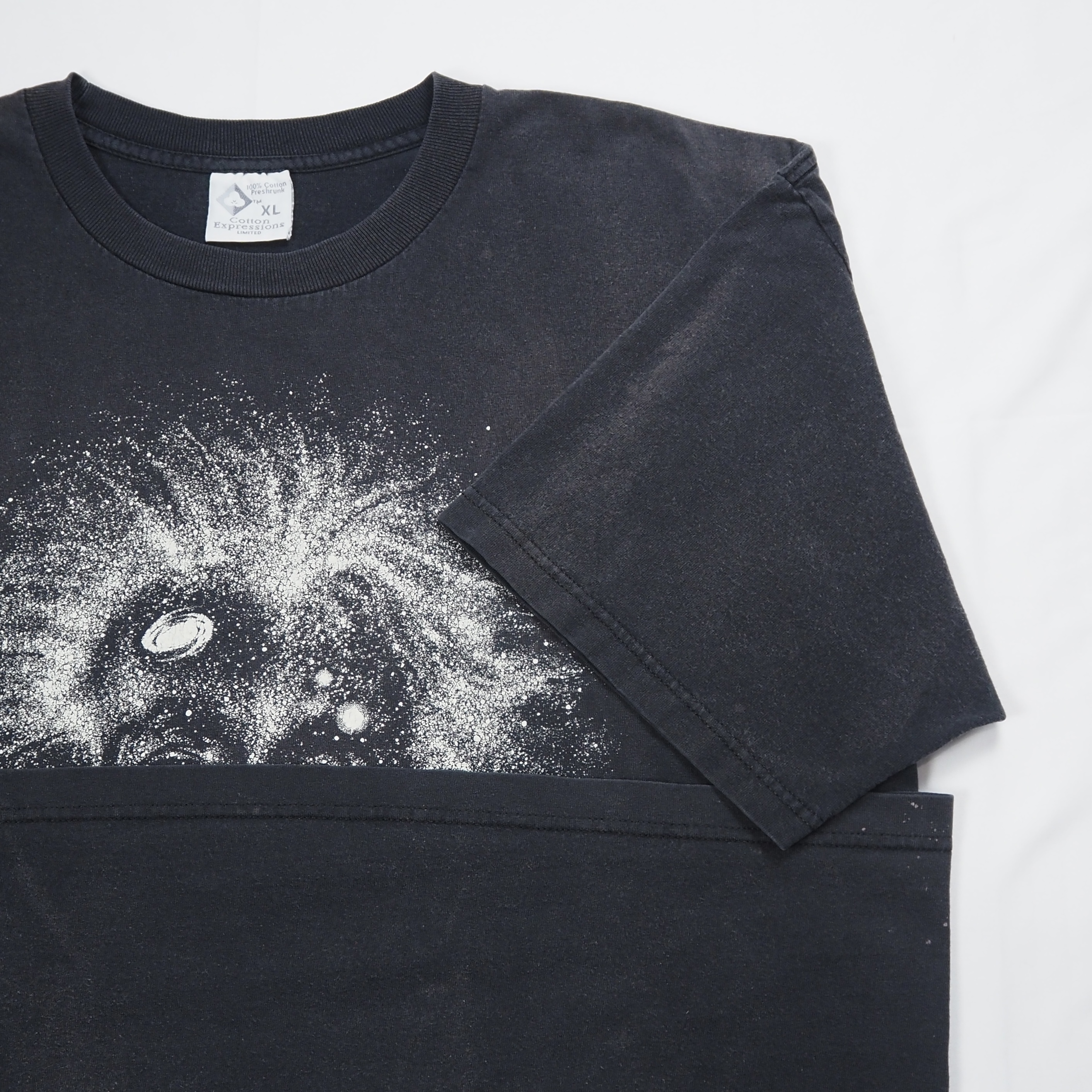 90’s アインシュタイン Tシャツ XL ブラックフェード の画像 10