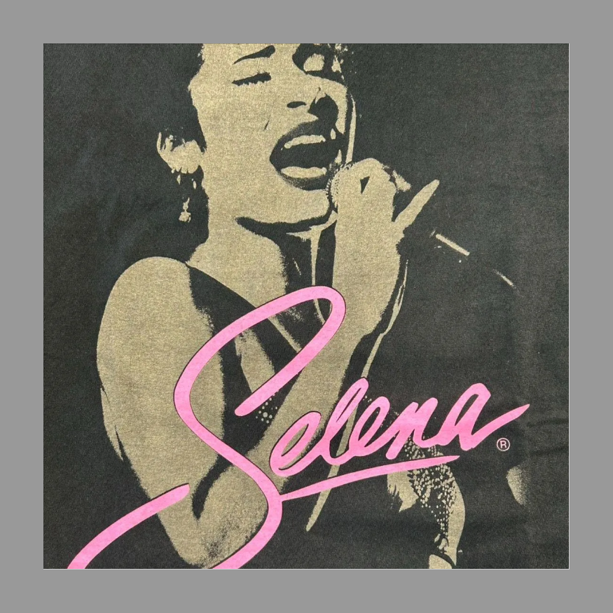 希少 Selena Singing Boyfriend Fit Girls T-Shirt の画像 5