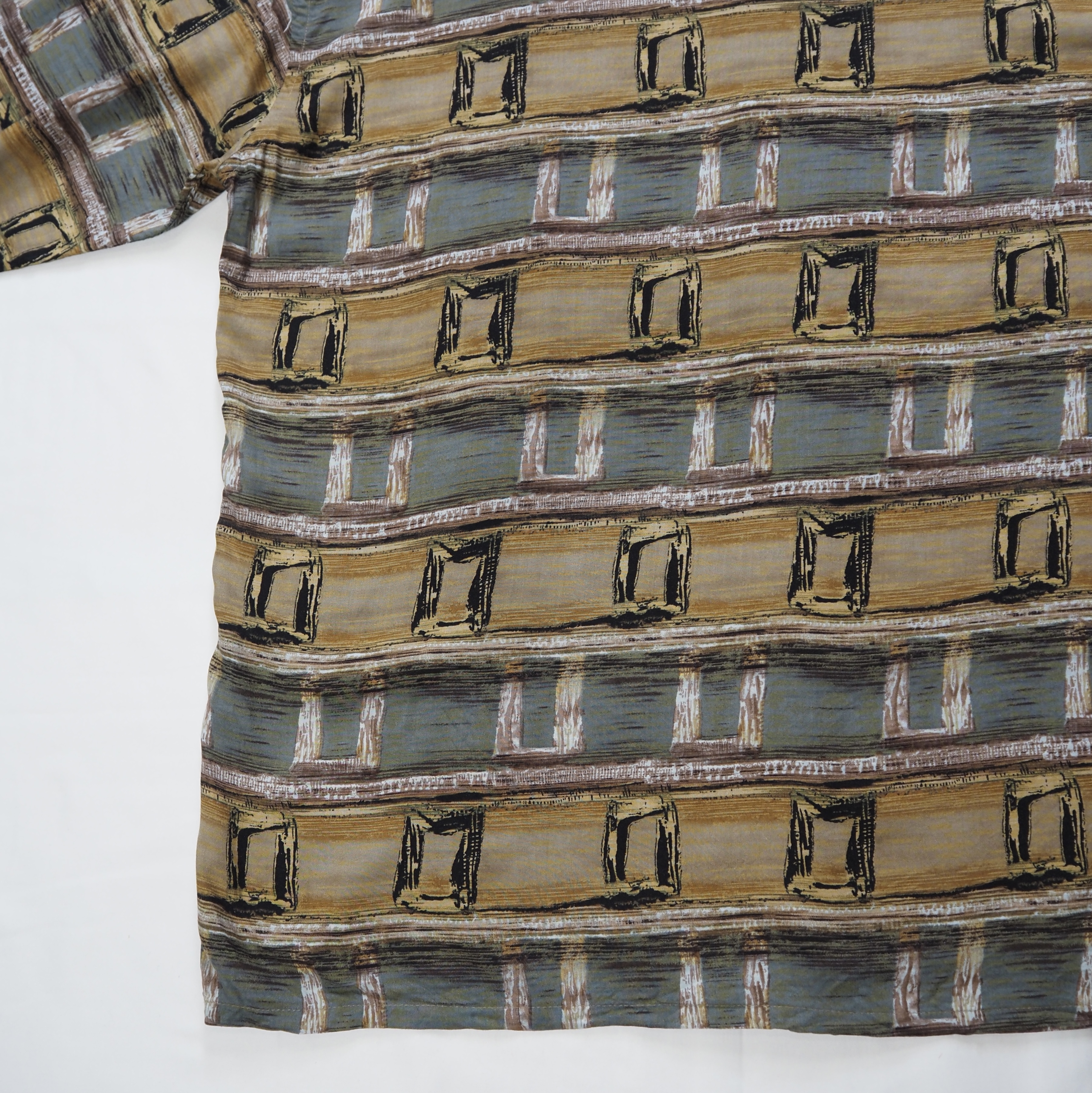 00’s Pierre Cardin 長袖レーヨンシャツ の画像 15