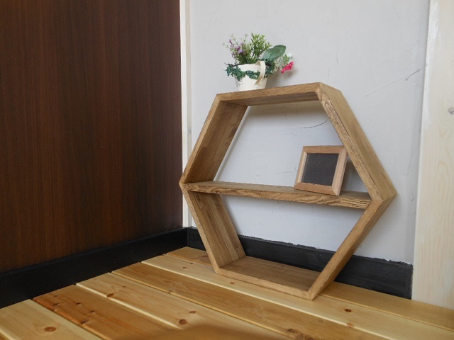 【6角形シェルフ】(展示使用品) - 画像3