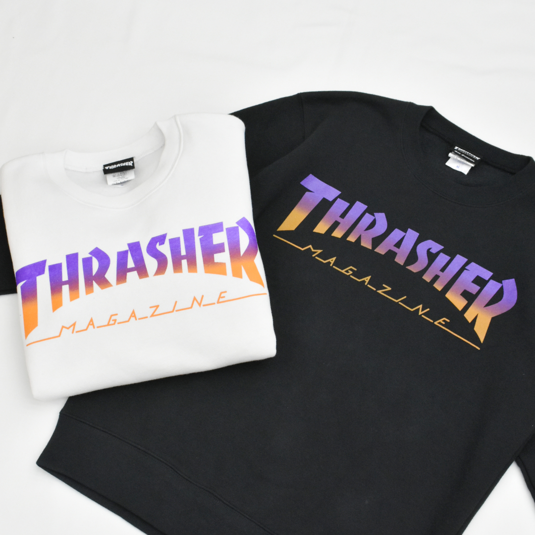 期間限定30 Off Thrasher グラデーションロゴスウェット Volcan Aphrodite