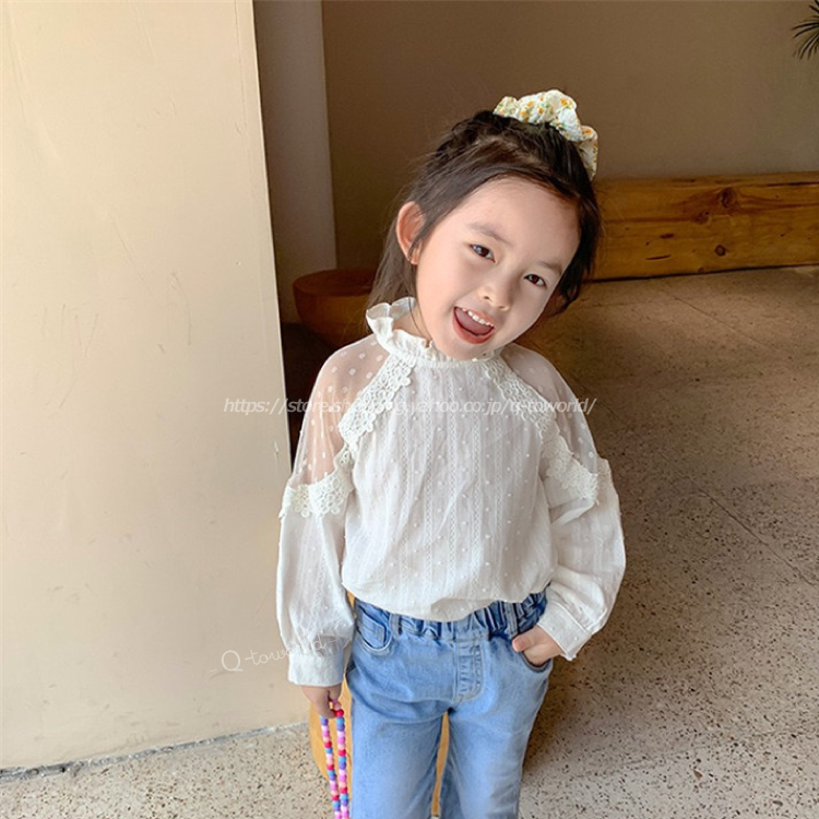 80 130 トップス 長袖 ブラウス レース 韓国版 韓国子供服 子供服 女の子 キッズ Q Toworld キュートワールド 子供 服 メール便は何点でも送料の合計は280円 80 130 トップス 長袖 ブラウス レース 韓国版 韓国子供服 子供服 女の子 キッズ Q Toworld キュートワールド 子供 服 メール便は何点でも送料の合計は280円