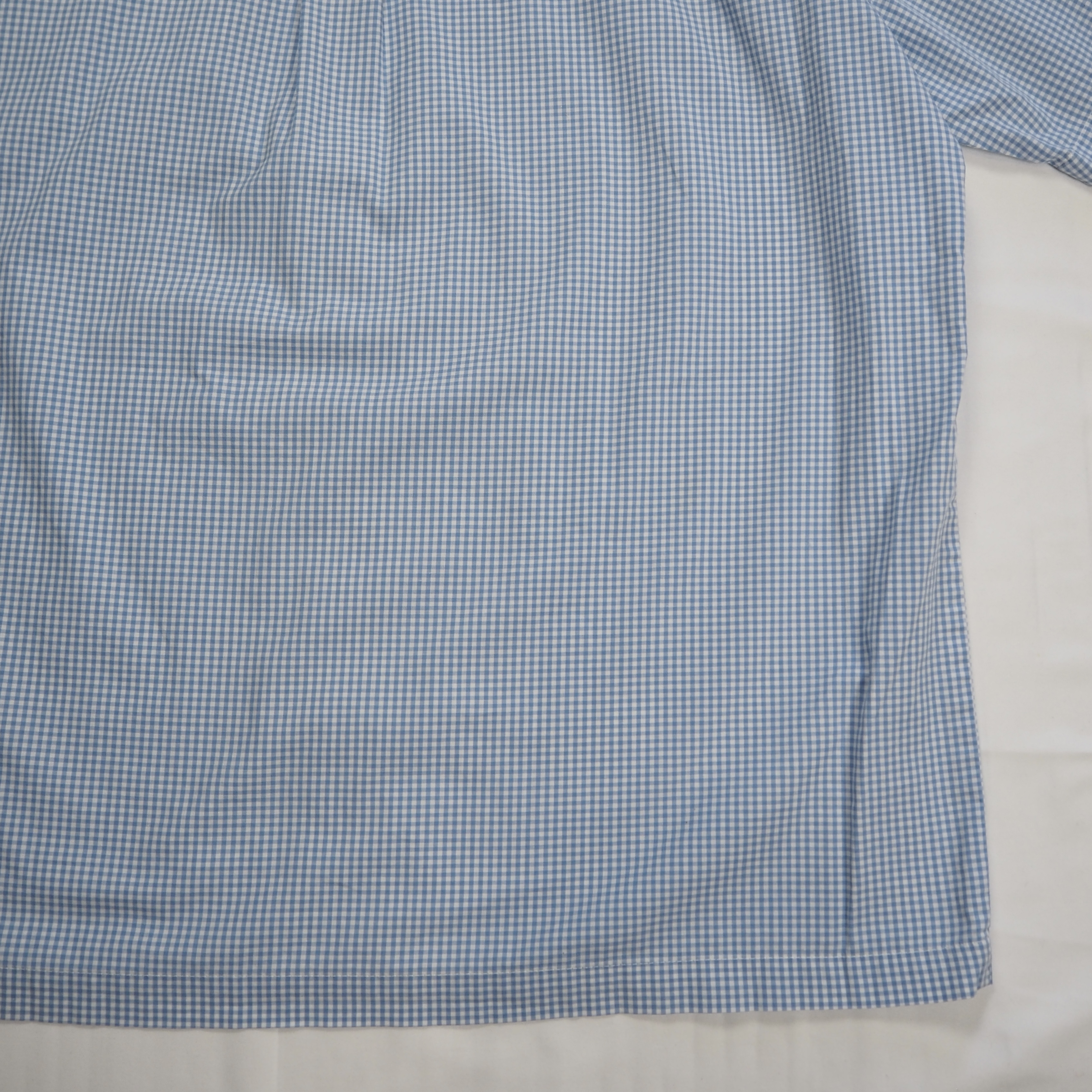 90’s OLD STUSSY 紺タグ 半袖シャツ ライトブルー Mサイズ の画像 19
