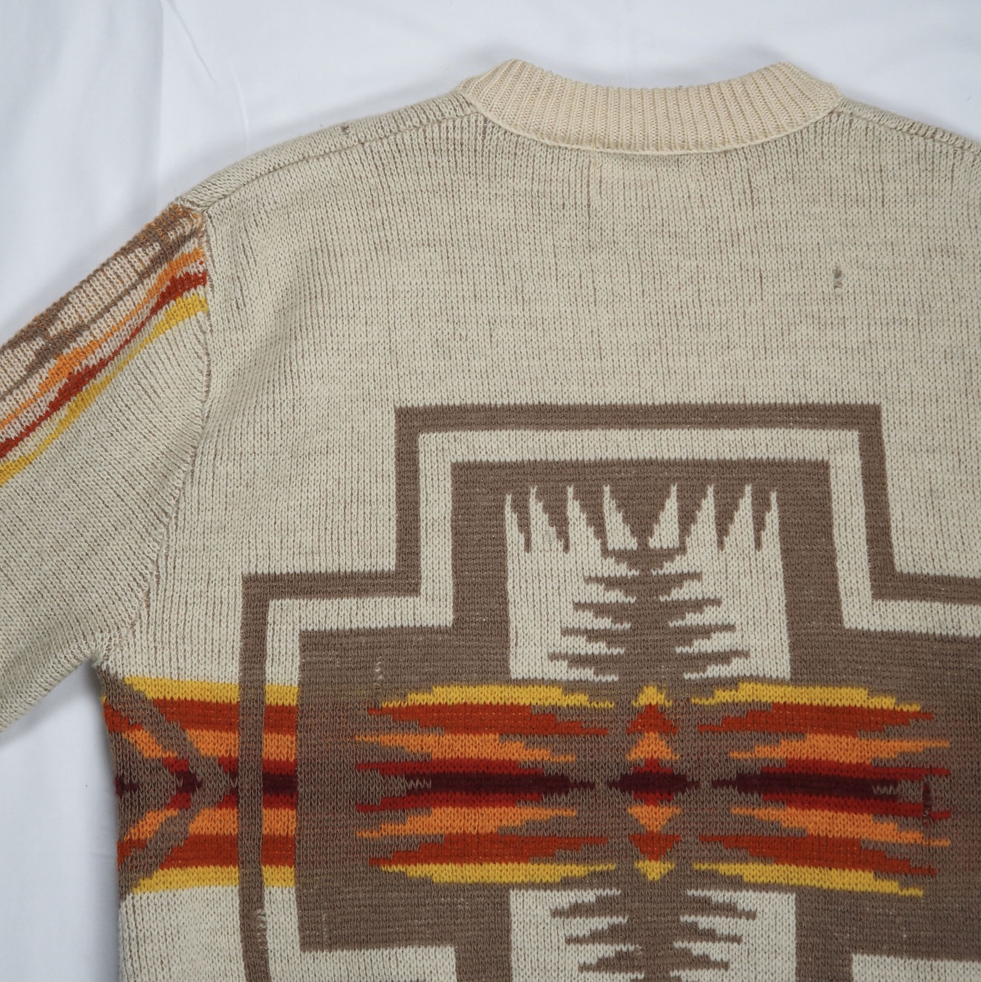 70’s-80’s Pendleton ウールニット ネイティブ柄 の画像 15