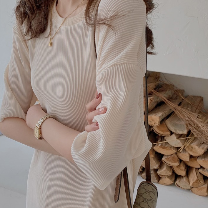 ドレープベーシックワンピース ショート丈 ロング丈 To Bloom ドレープベーシックワンピース ショート丈 ロング丈 To Bloom