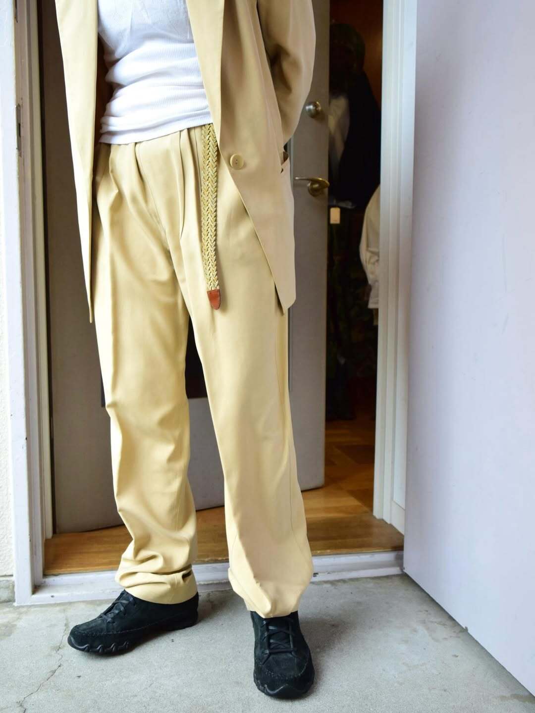 Silk jacket&pants set up の画像 5